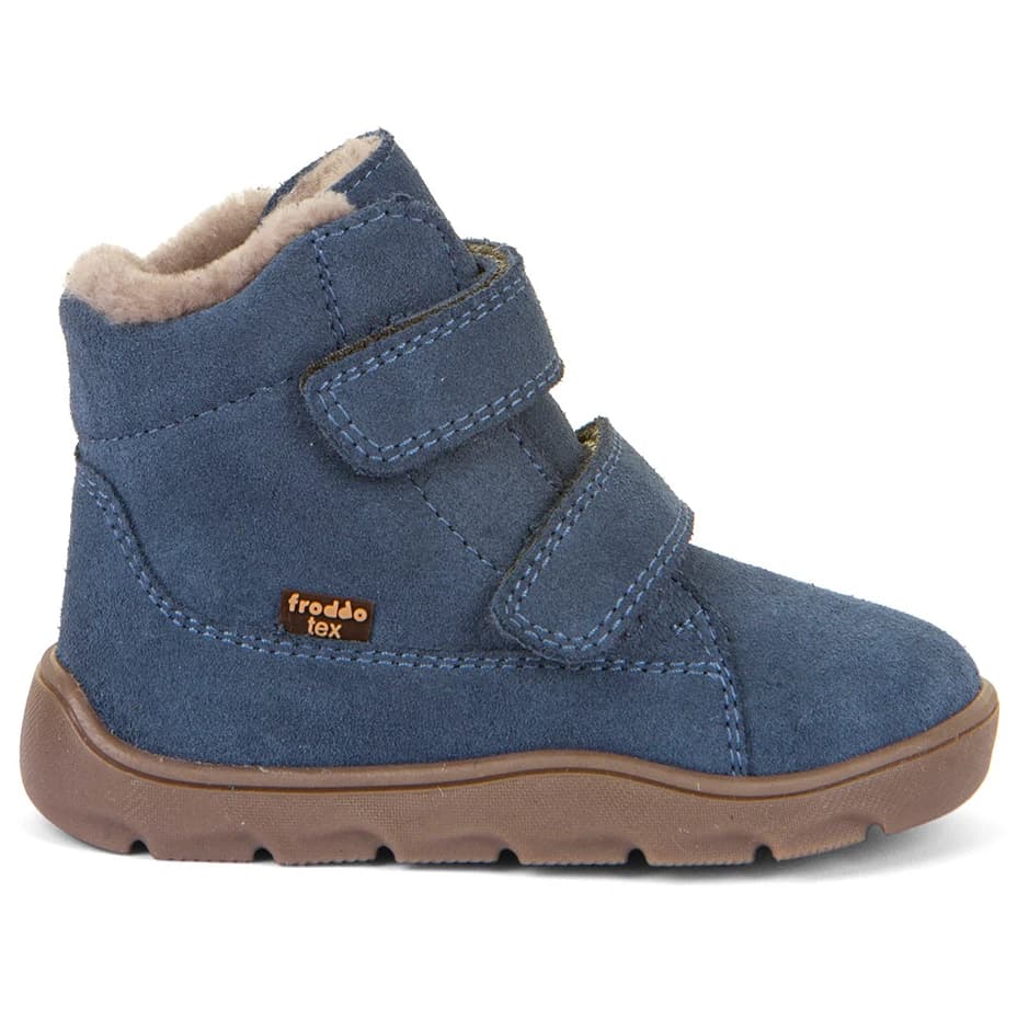 Детски зимни ботуши Froddo Kid's Zeru Tex Furry Barefoot Winter boots - Denim