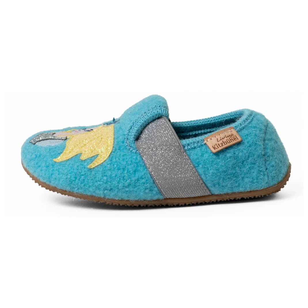 Детски пантофи Living kitzbühel Kid's Schneeprinzessin Elastik-Slipper House slippers - Ice Blue