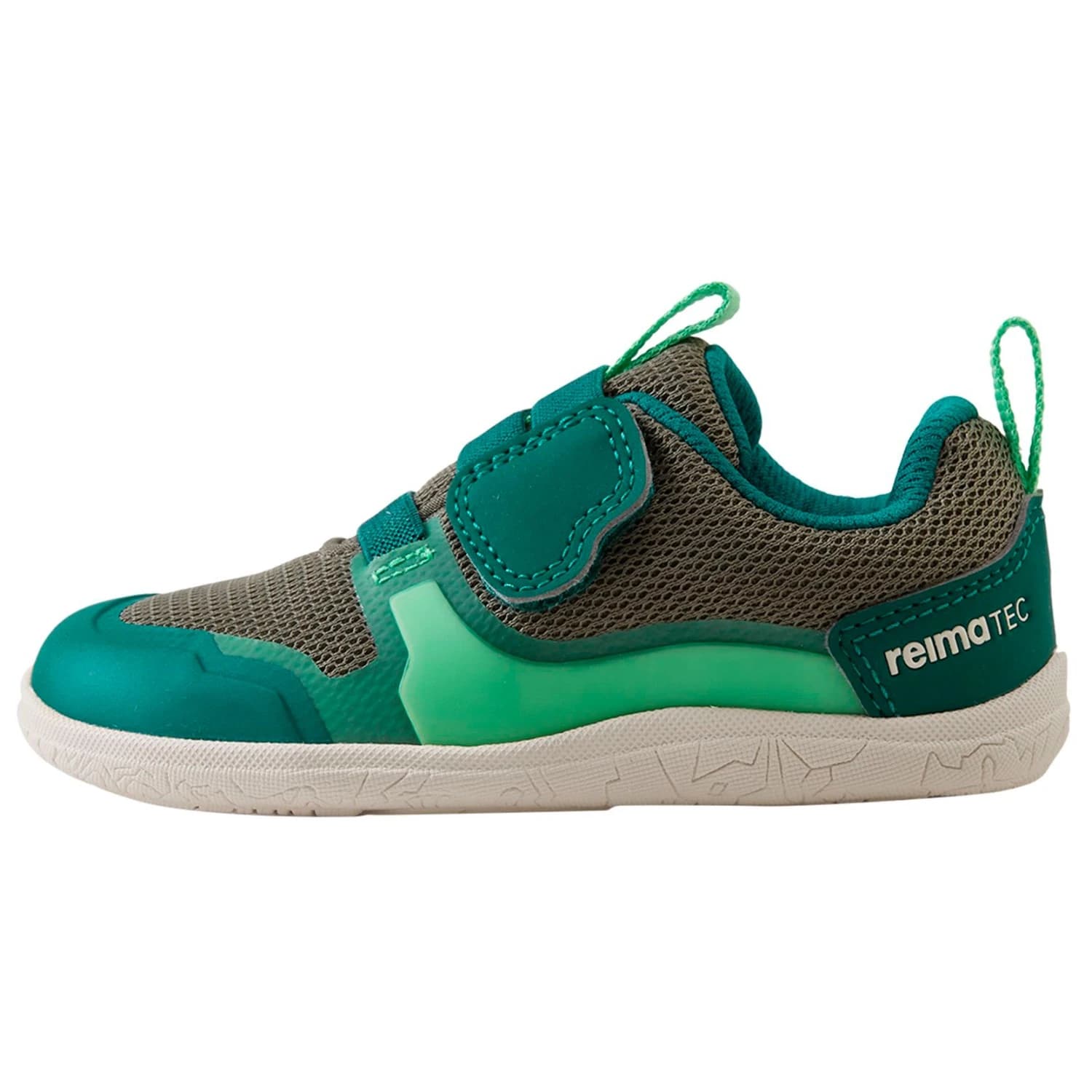 Детски обувки barefoot Reima Kid's Tepastelu Barefoot shoes - Greyish Green