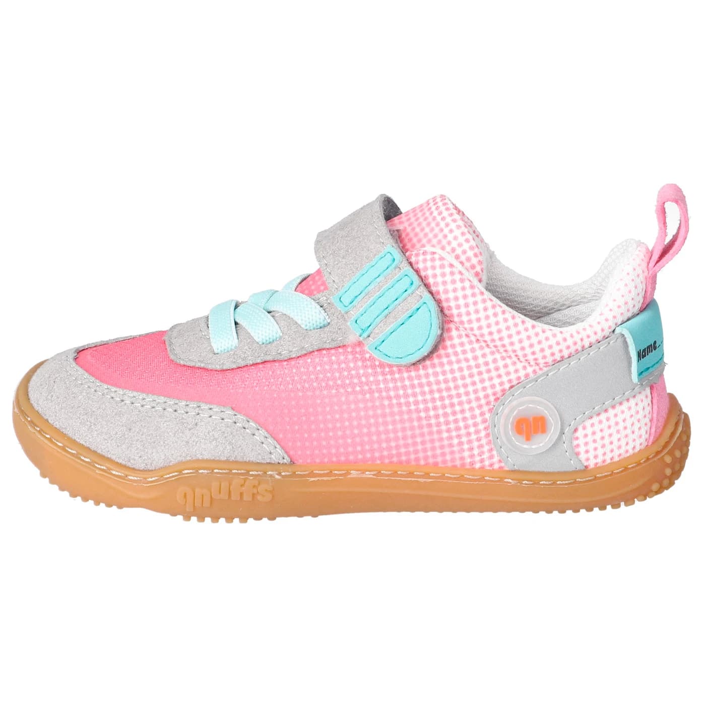 Детски обувки barefoot qnuffs Kid's Fichte Barefoot shoes - Hellgrau / Fleur