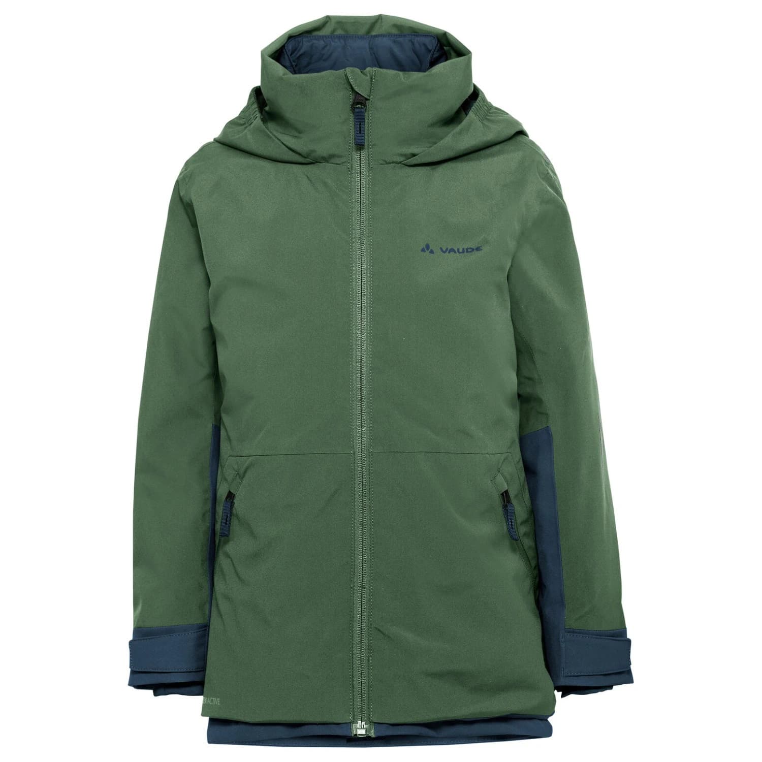 Детско 3-в-1 яке Vaude Kid's Casarea 3in1 Jacket II 3-in-1 jacket - Woodland