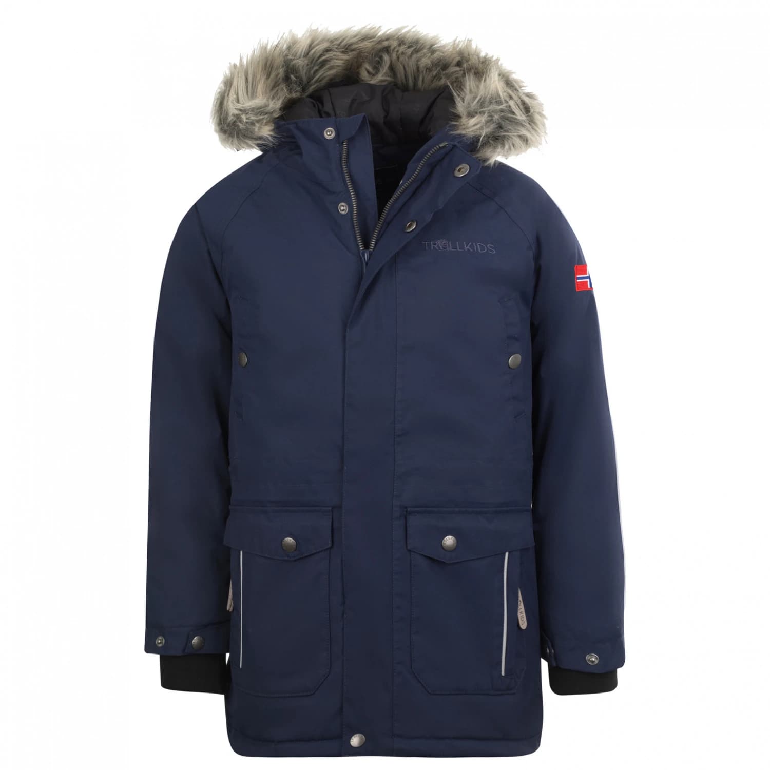 Детско яке парка Trollkids Kid's Nordkapp Jacket Parka - Navy