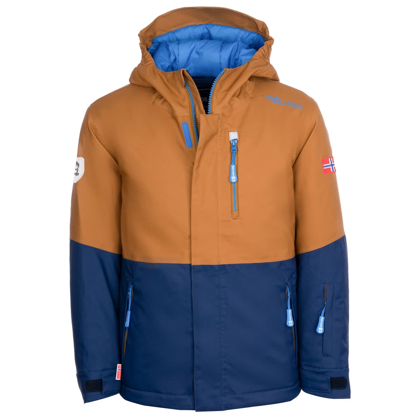 Детско ски яке Trollkids Kid's Hallingdal Jacket Winter jacket - Bronze / Navy