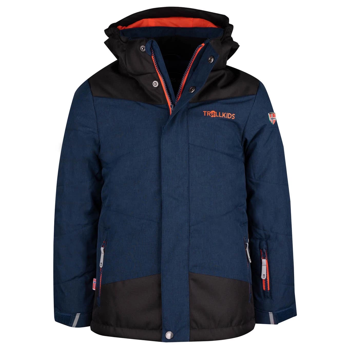 Детско ски яке Trollkids Kid's Norefjell Jacket Ski jacket - Mystic Blue / Orange