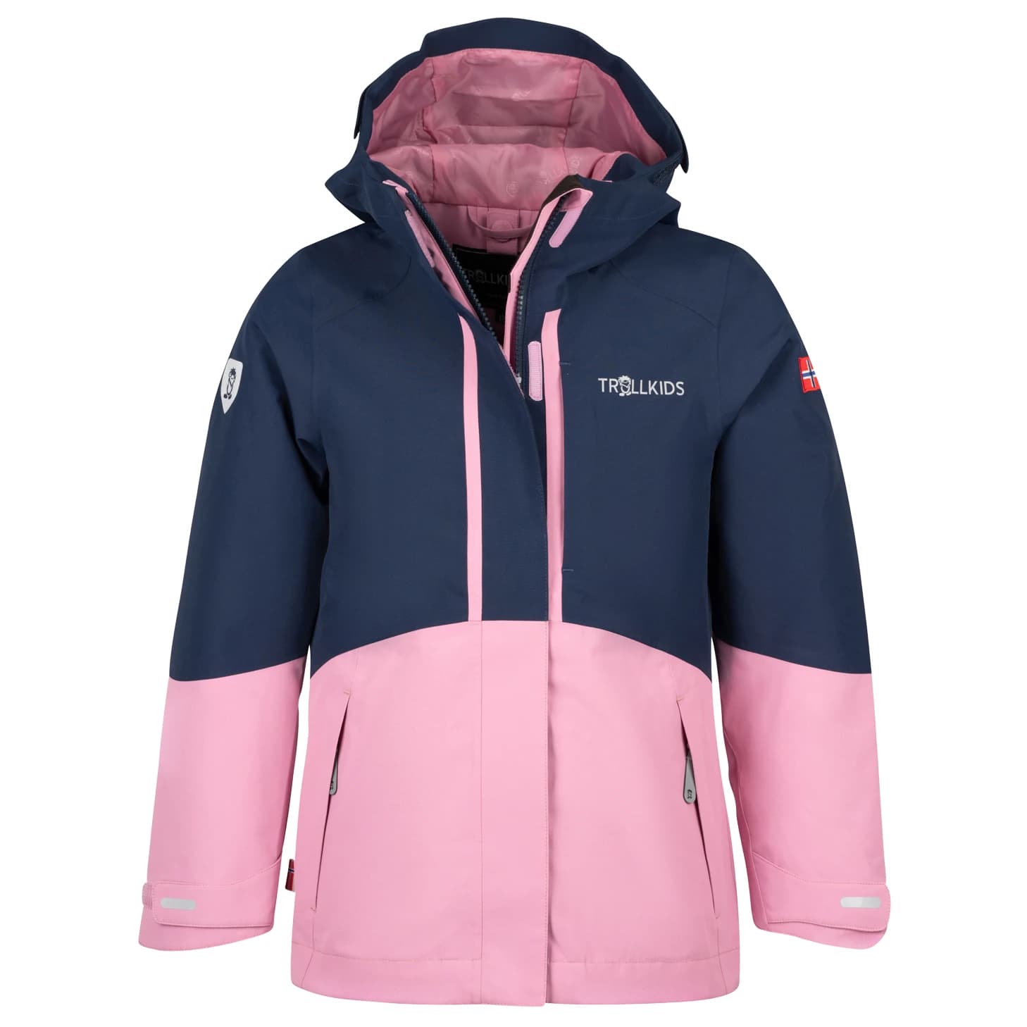 Детско 3-в-1 яке Trollkids Girl's Skanden 3in1 Jacket 3-in-1 jacket - Navy / Mauve