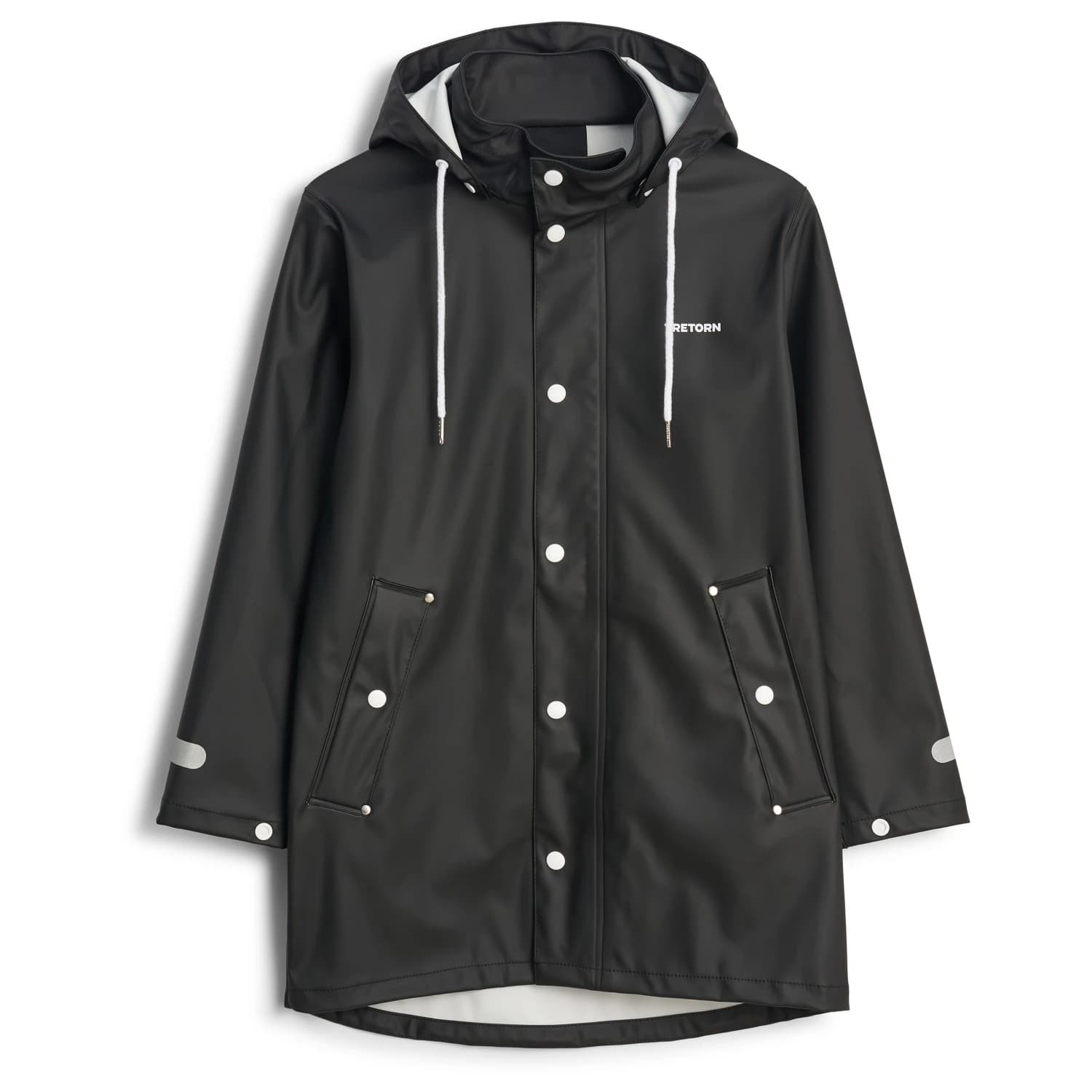 Детско палто Tretorn Kid's Wings Rainjacket Jr Coat - Black
