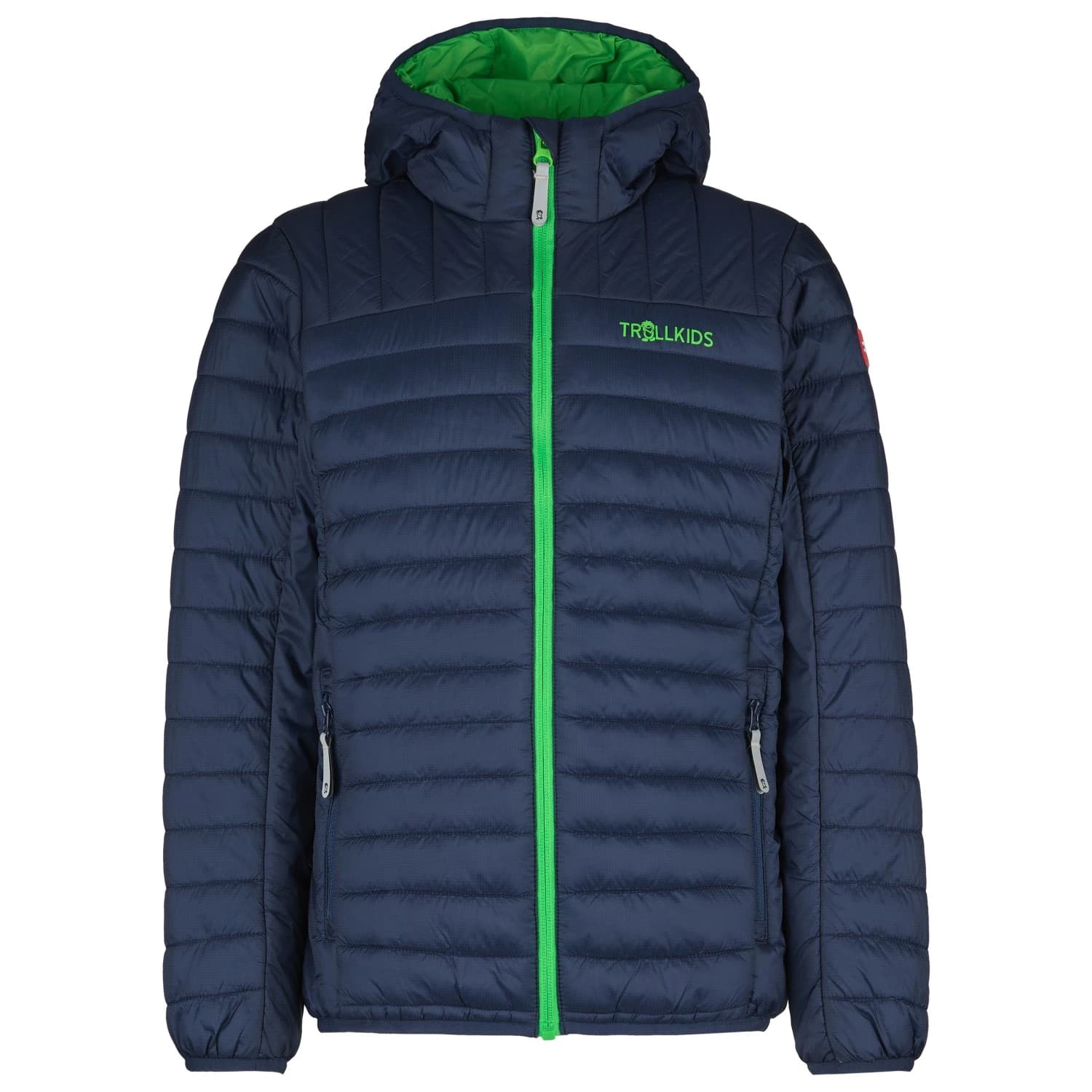 Детско синтетично яке Trollkids Kid's Eikefjord Jacket Synthetic jacket - Navy / Bright Green