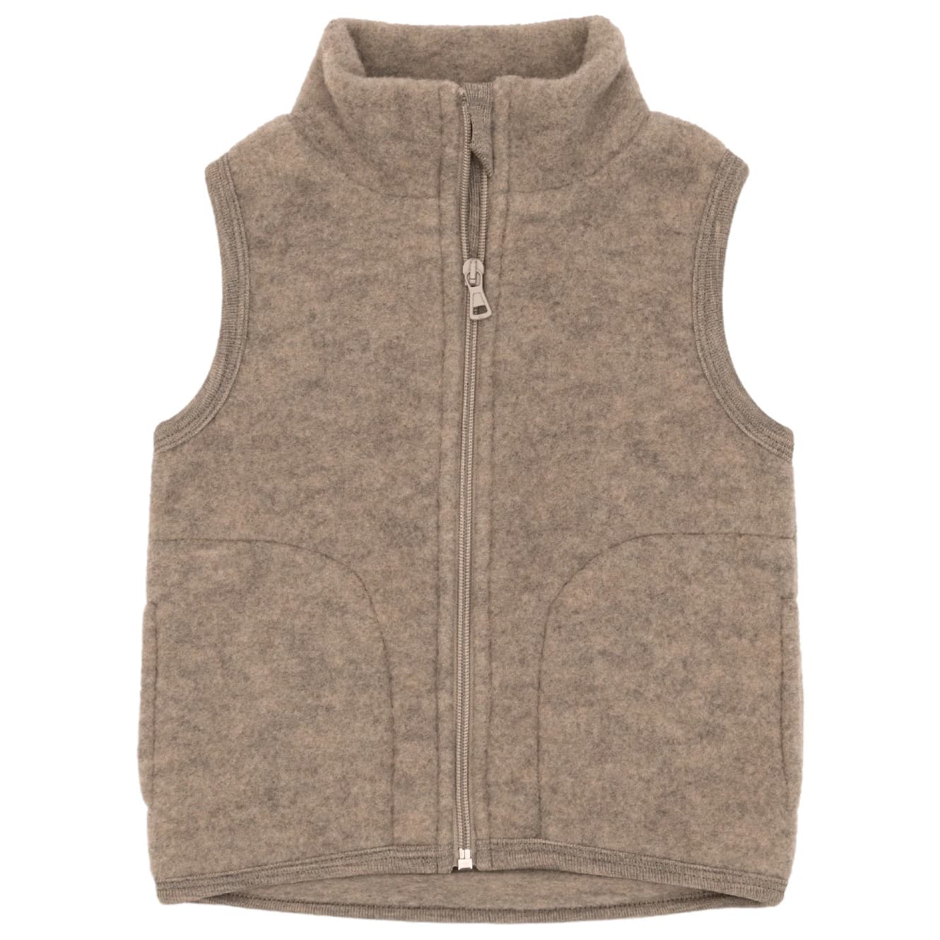 Детски вълнен елек Engel Kid's Vest Merino vest - Walnuss Melange