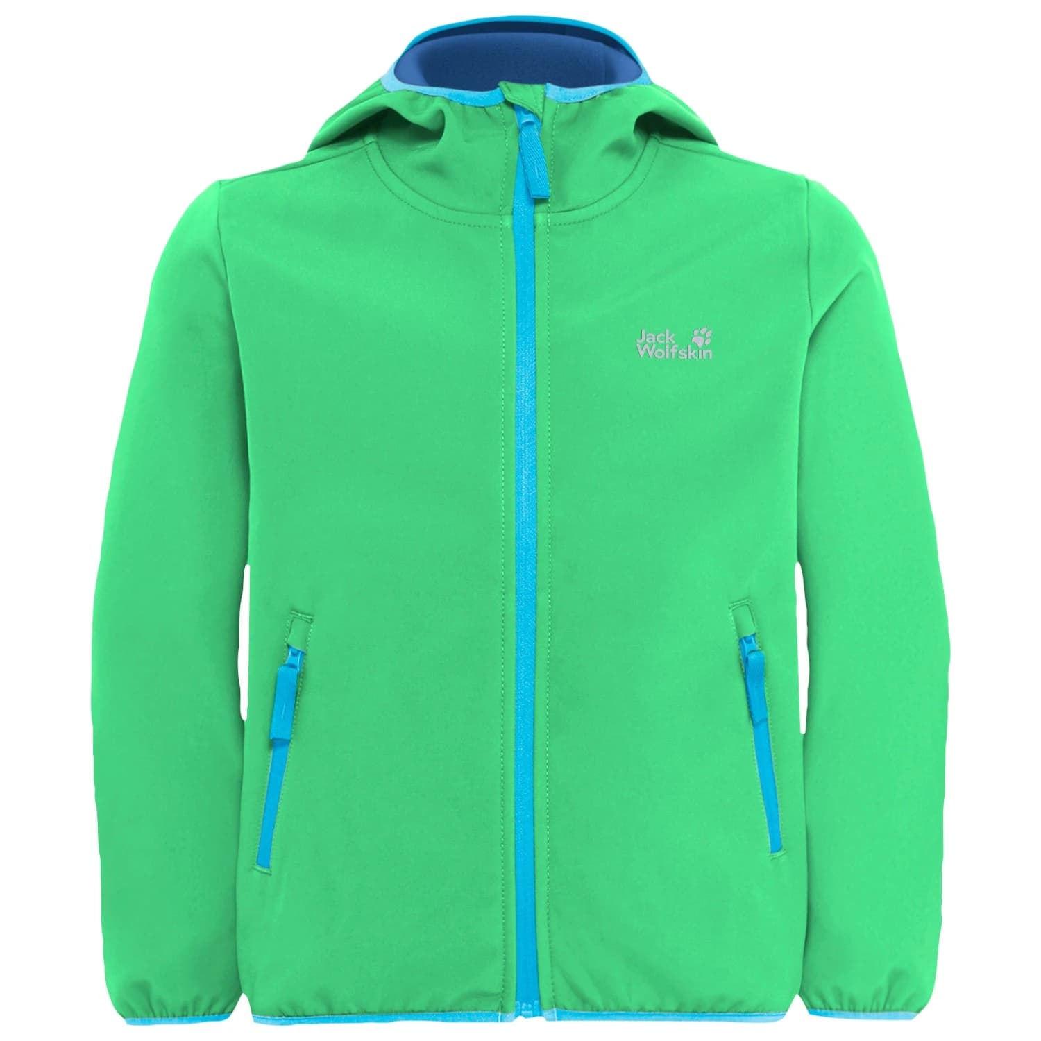 Детско софтшел яке Jack Wolfskin Kid's Fourwinds Jacket Softshell jacket - Lizard