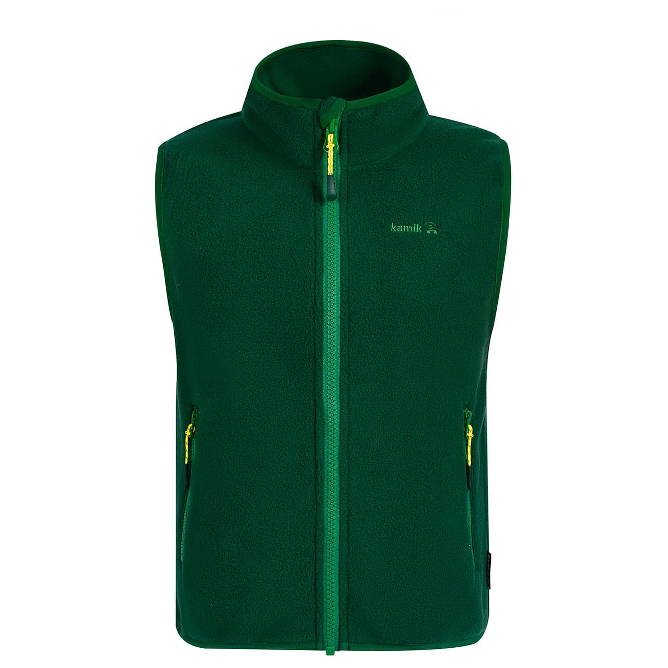 Детски поларен елек Kamik Kid's Phoenix Fleece vest - Green / Hunter