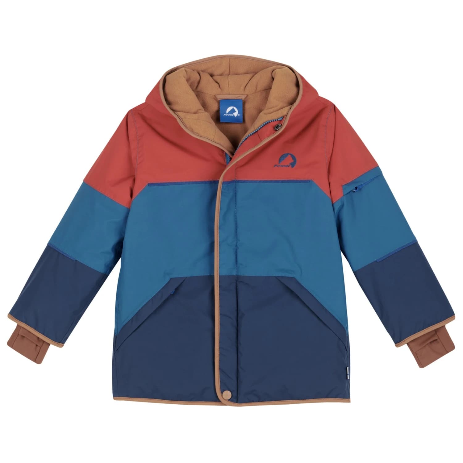 Детско зимно яке Finkid Kid's Taika Snow Ski jacket - Lava / Almond