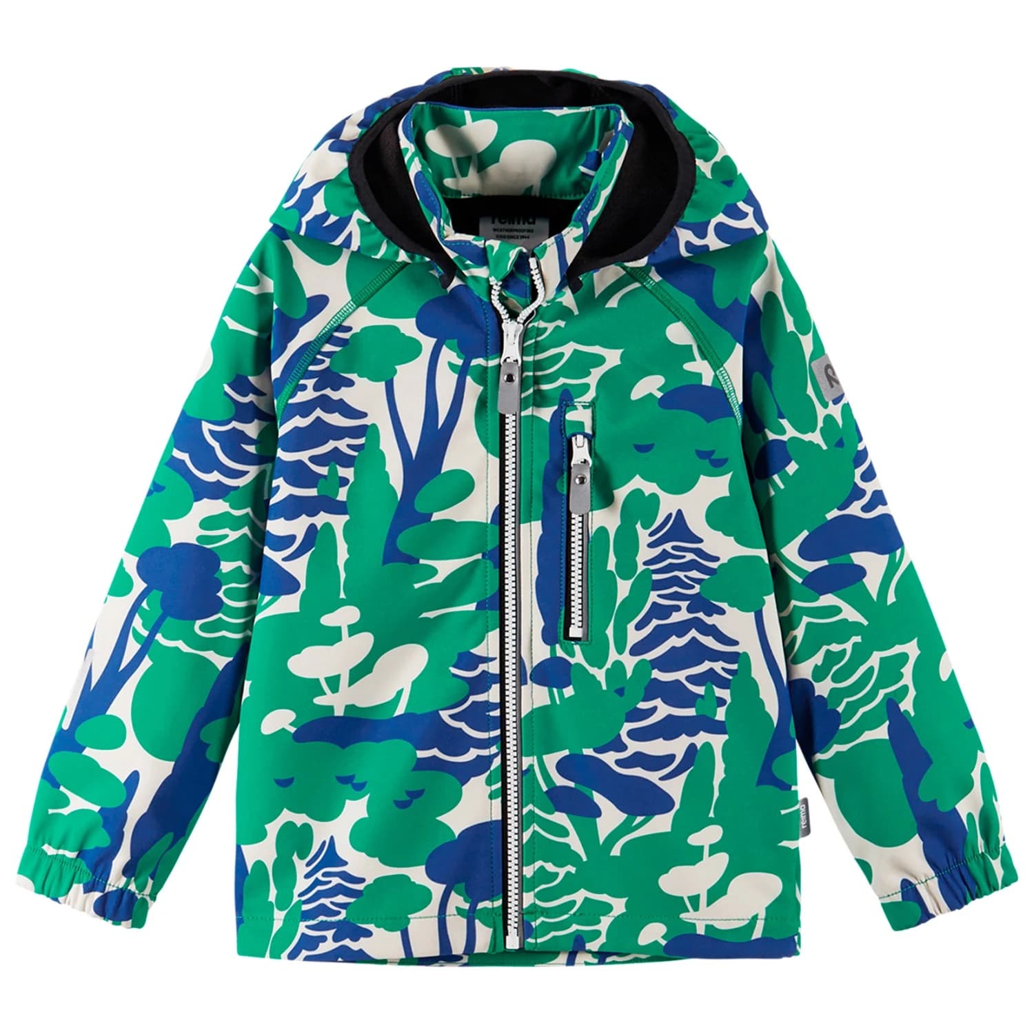 Детско софтшел яке Reima Kid's Vantti Softshell jacket - Green