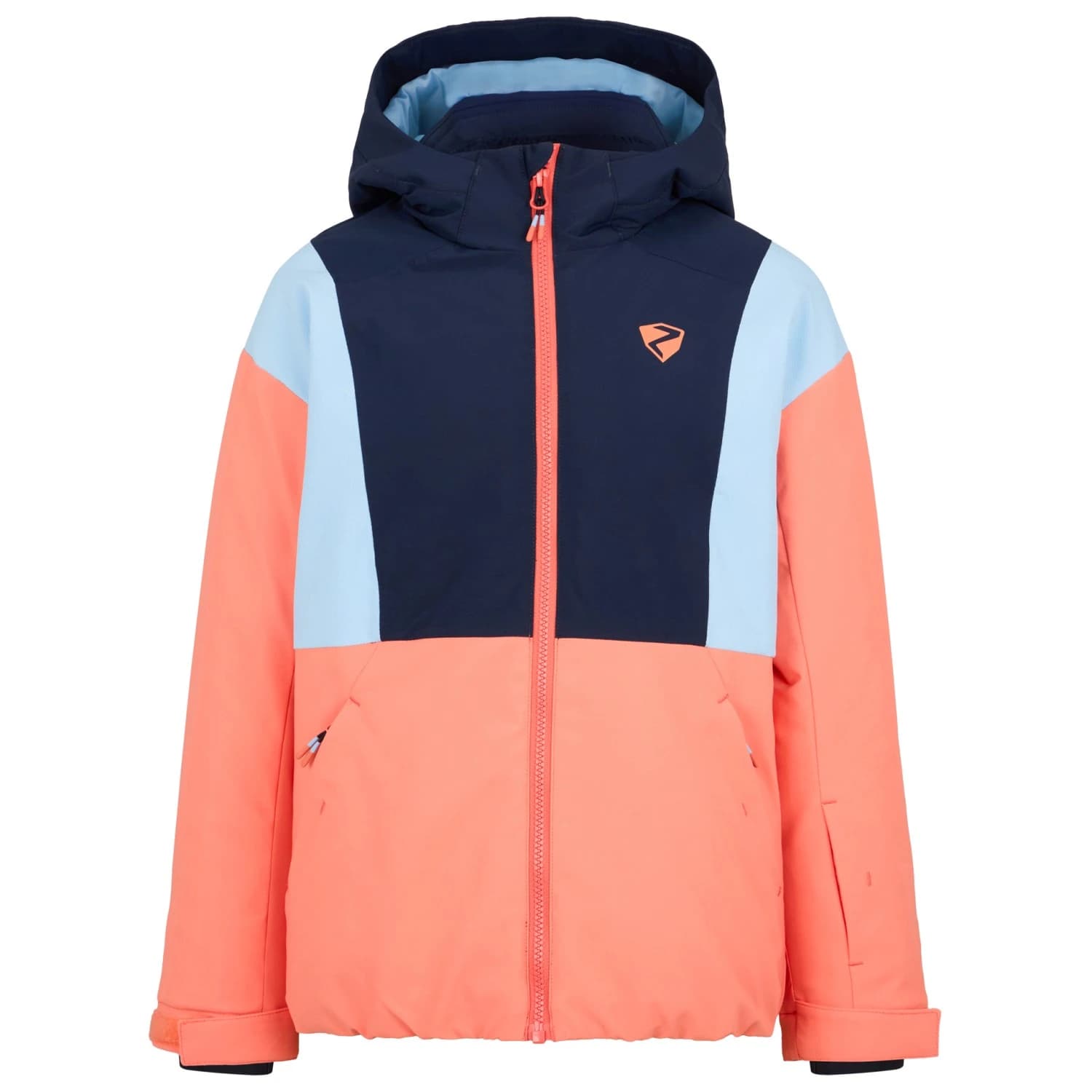Детско ски яке Ziener Kid's Abbe-Z Ski jacket - Vibrant Peach Tex