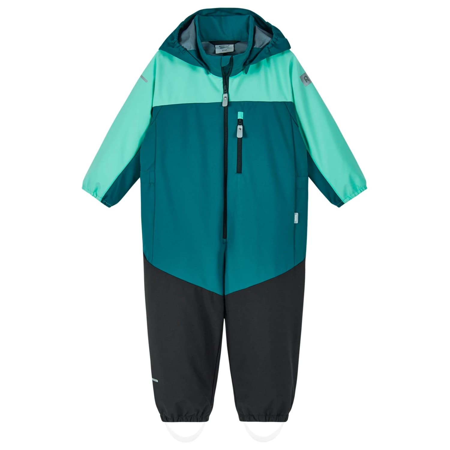 Детски софтшел гащеризони Reima Kid's Alkava Overall - Dark Teal