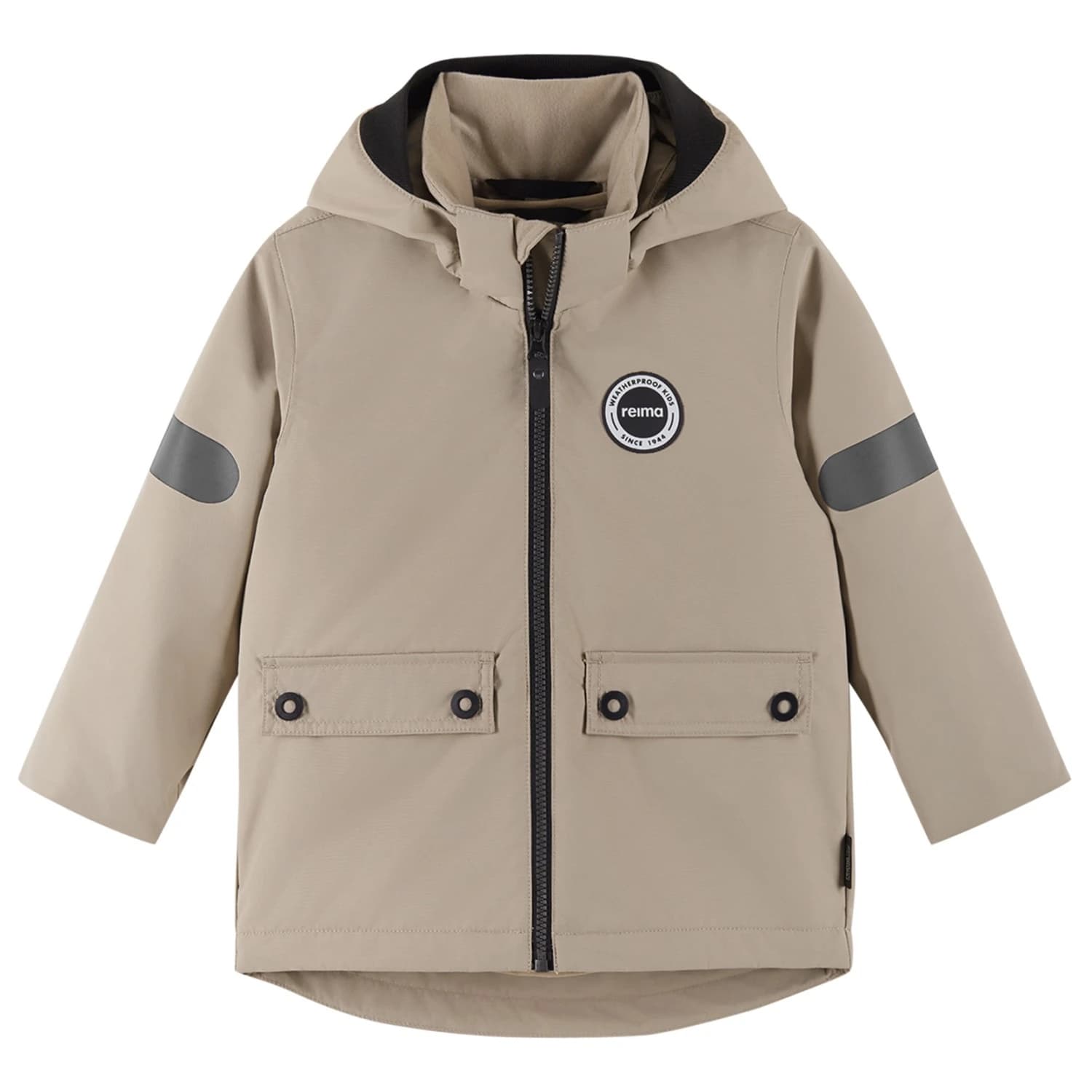 Детско водоустойчиво яке Reima Kid's Sydvest Waterproof jacket - Earthy Beige