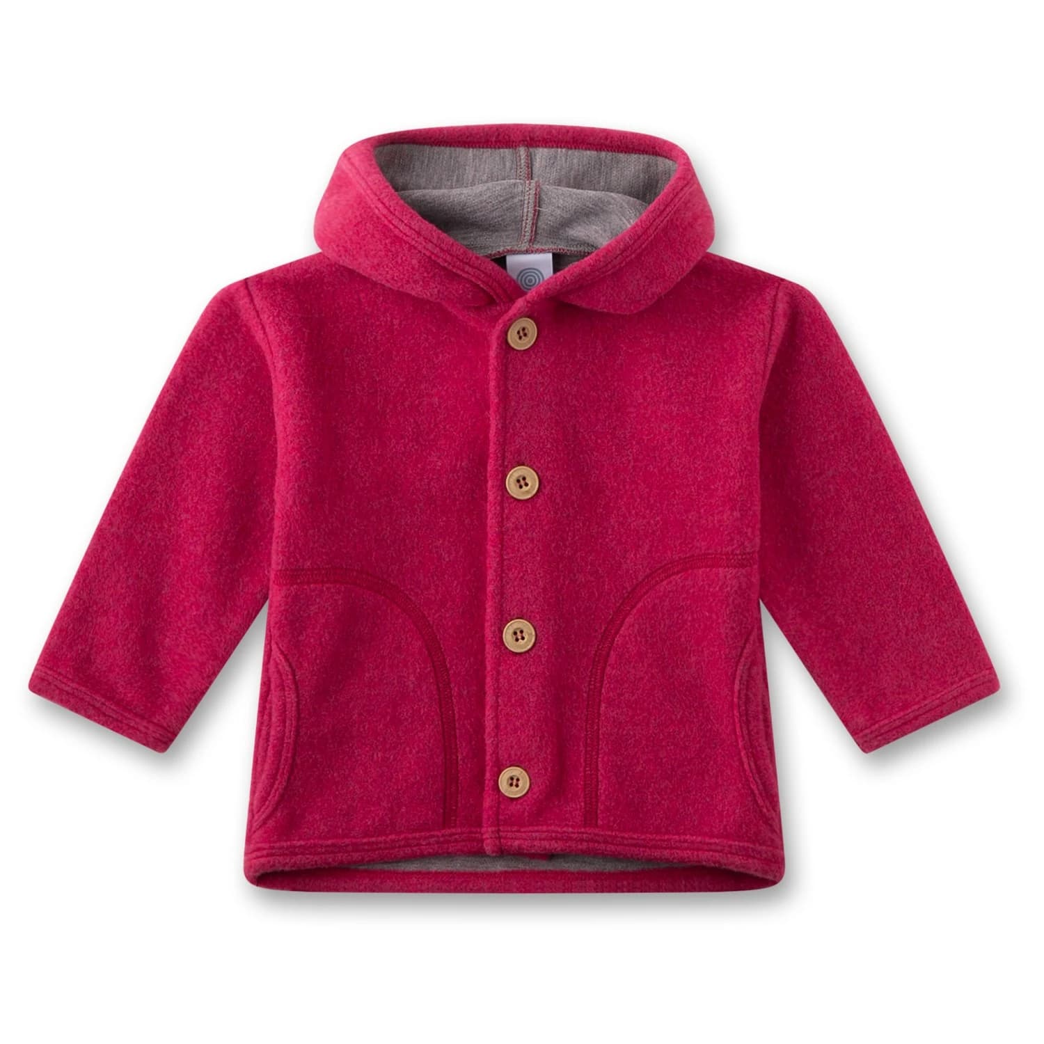 Детско вълнено яке Sanetta Kid's Jacket Casual jacket - Raspberry