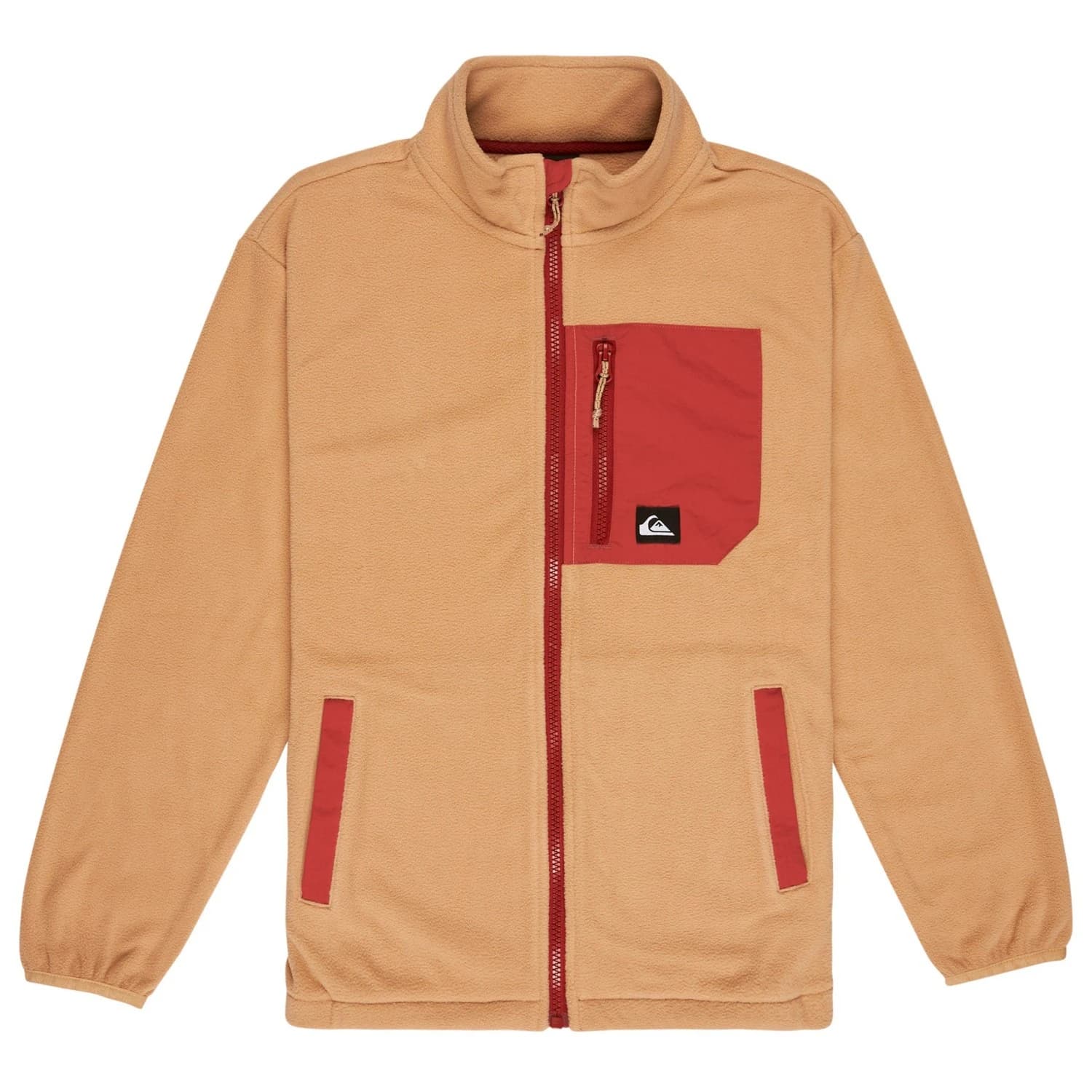 Детско поларено яке Quiksilver Kid's Ice Fields Full Zip Fleece jacket - Khaki