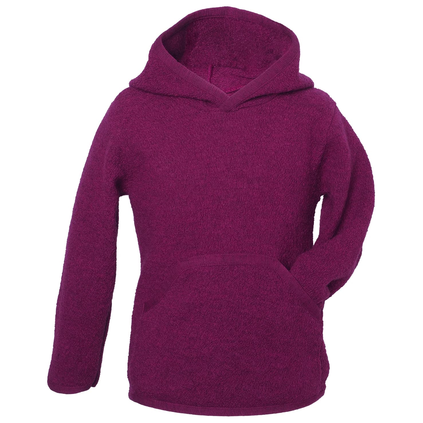 Детски вълнен пуловер Reiff Kid's Hoody - Berry