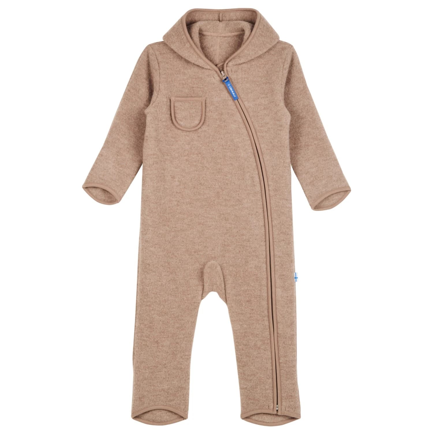 Детски цял костюм Finkid Kid's Puku Wool Overall - Camel