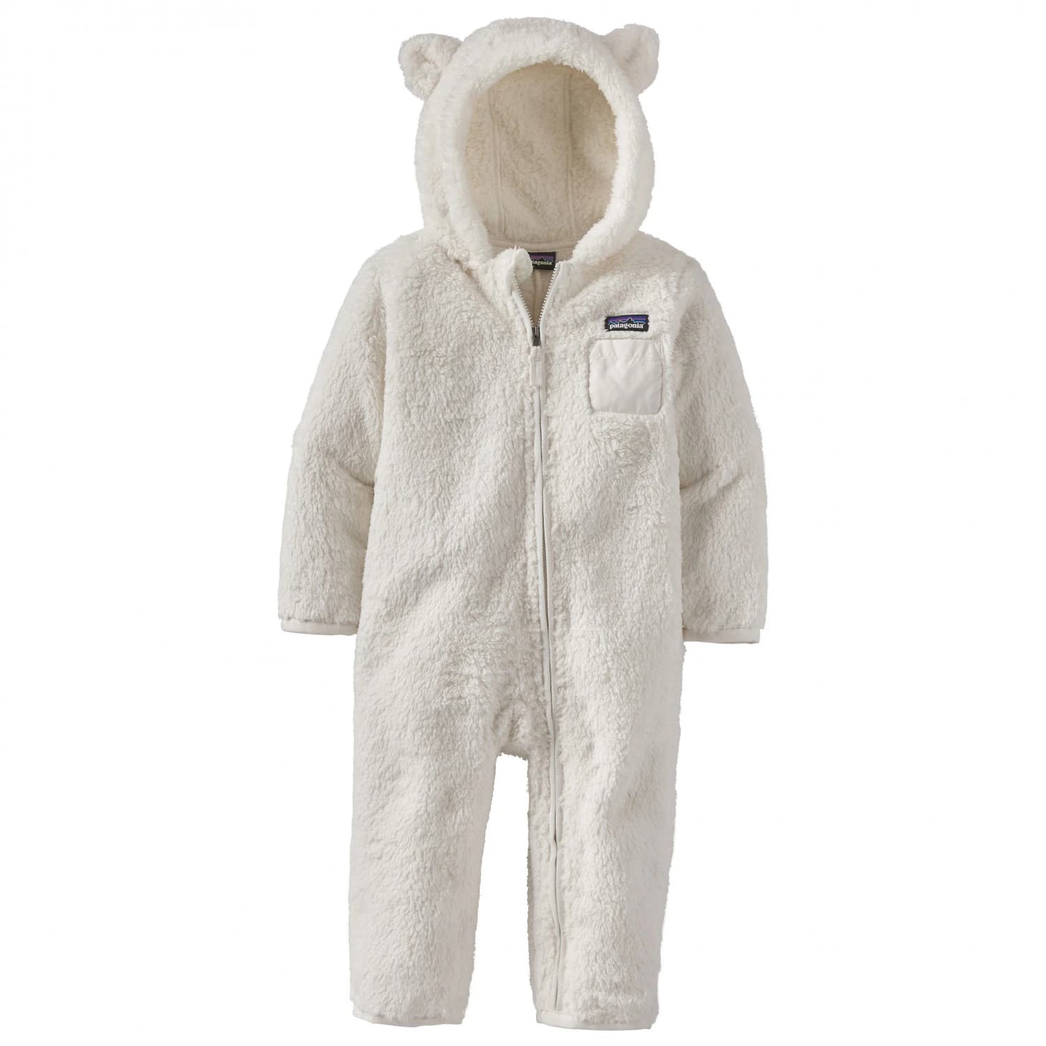 Цял костюм Patagonia Baby's Furry Friends Bunting Overall - Birch White