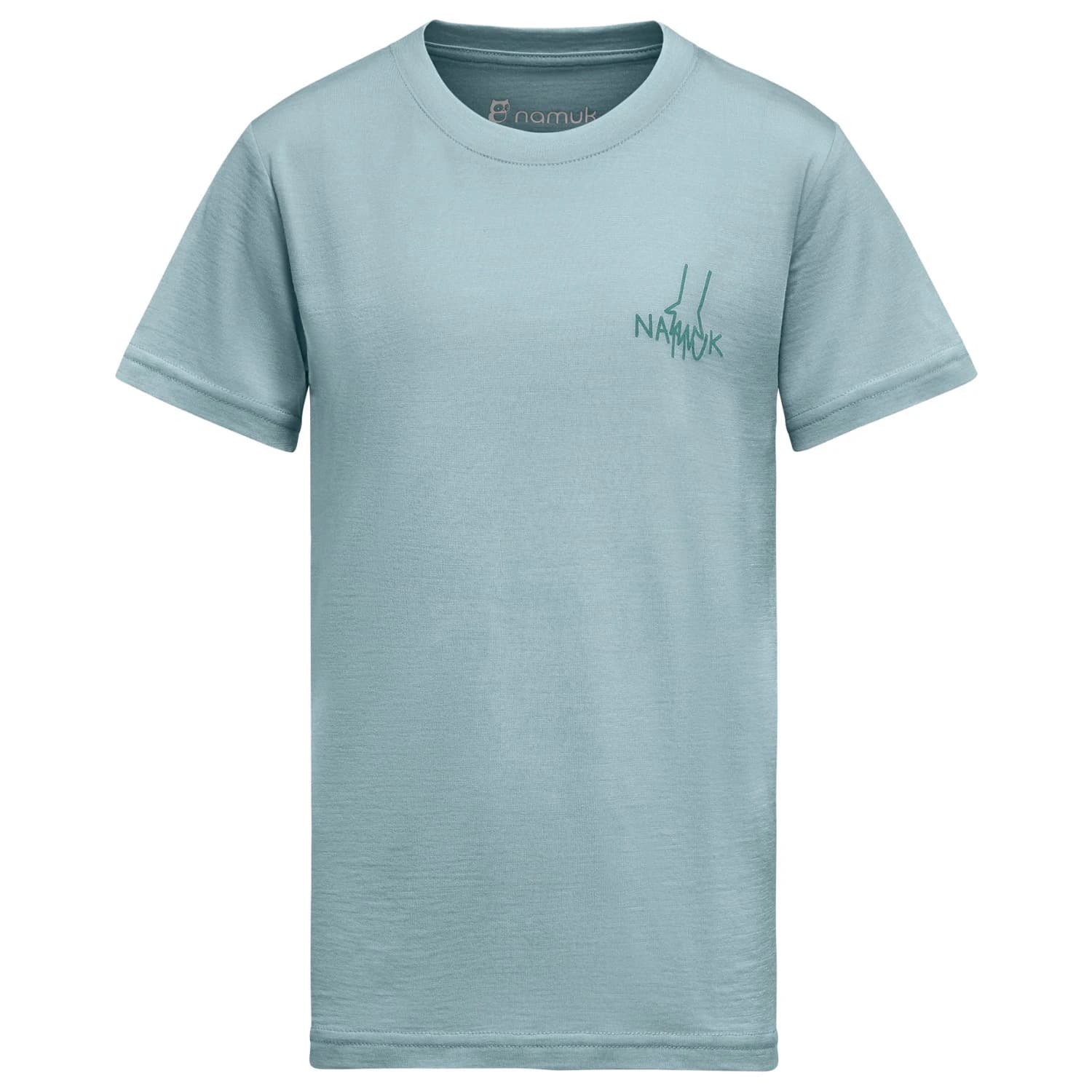 Детска мериносова блуза Namuk Kid's Dea Merino T-Shirt Helping Hands Merino shirt - Ice Blue