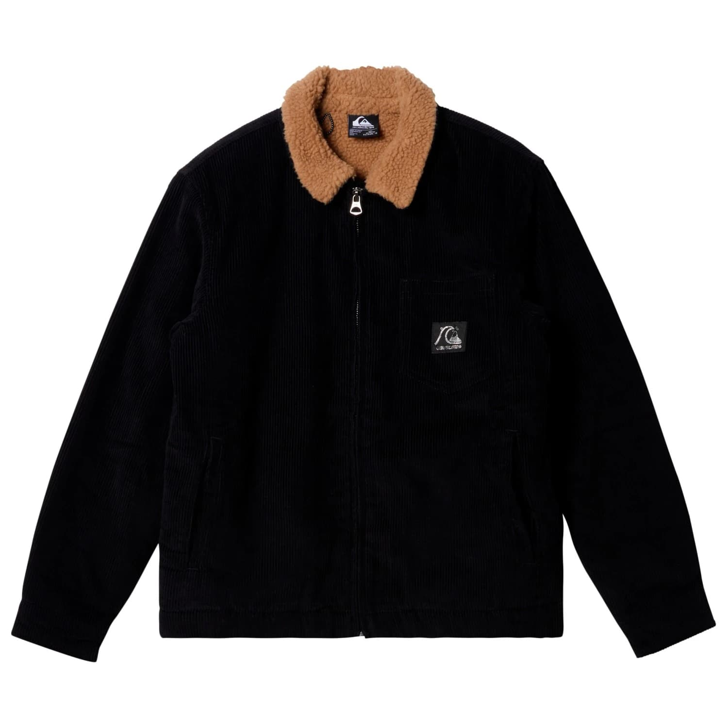 Детска риза с копчета Quiksilver Kid's DNA Sherpa Harrington Jacket Casual jacket - Black