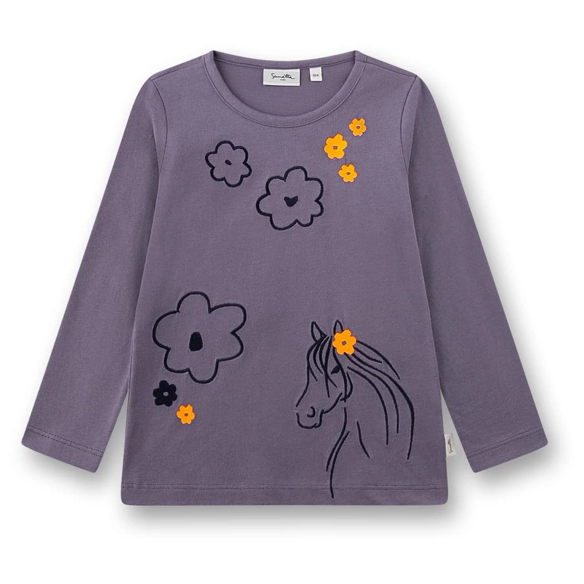 Детска блуза с дълъг ръкав Sanetta Kid's Shirt 12138 Longsleeve - Faded Violet