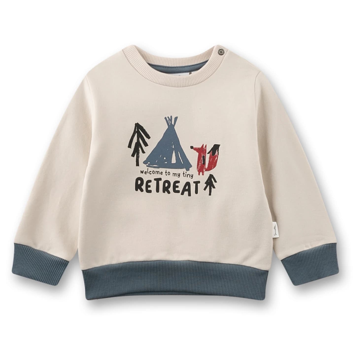 Детски пуловер Sanetta Kid's Sweatshirt 12252 Jumper - Ecru