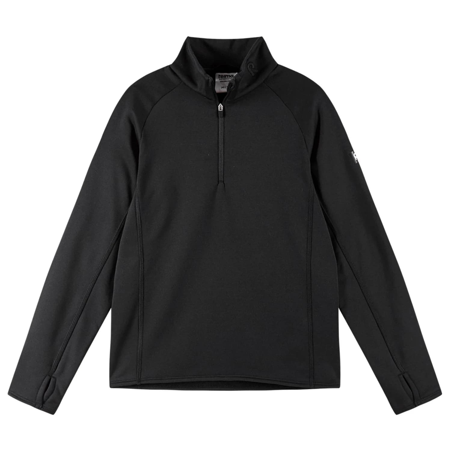 Детски поларен пуловер Reima Kid's Meriol Fleece jumper - Black