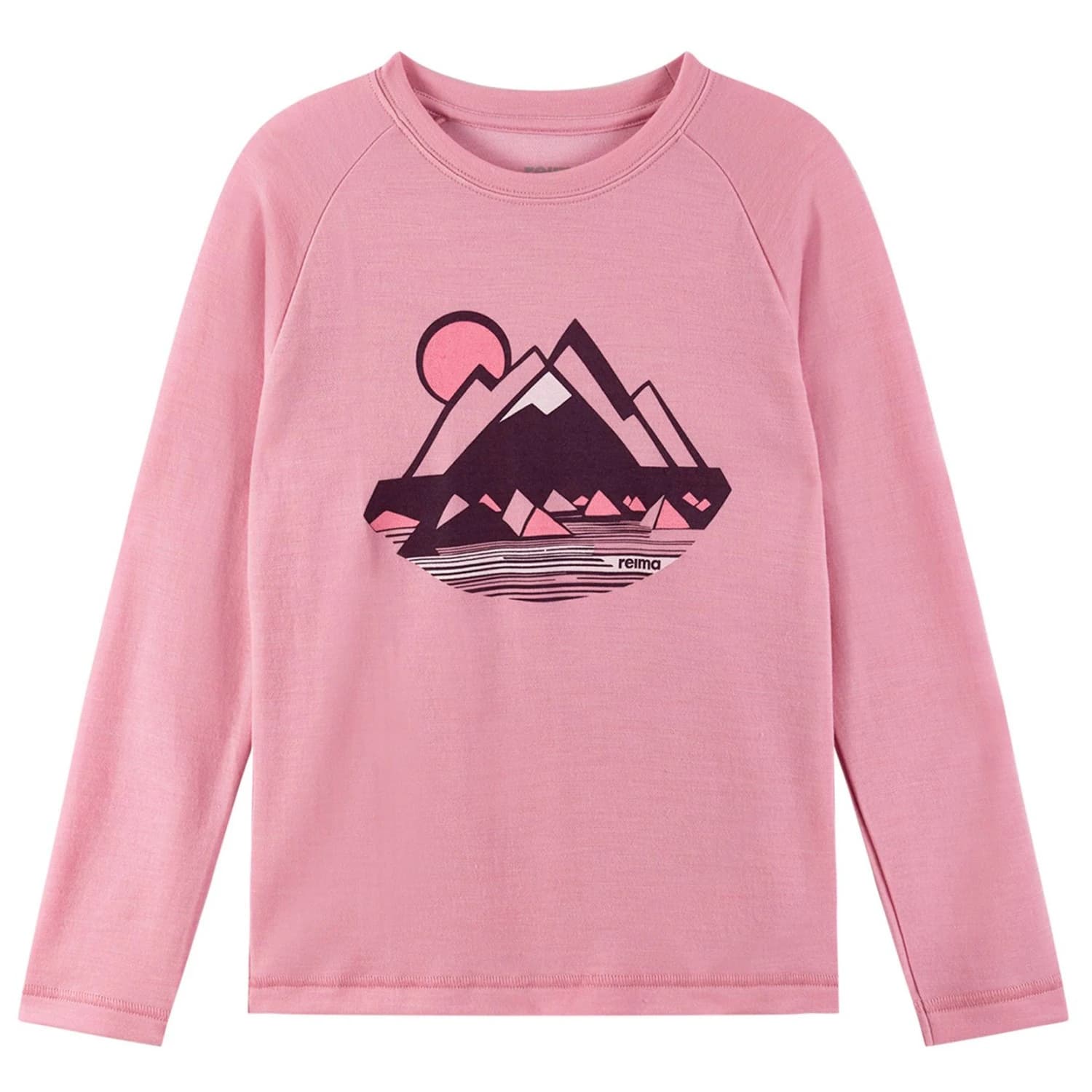 Детски вълнен пуловер Reima Kid's Viisas Wool jumper - Grey Pink