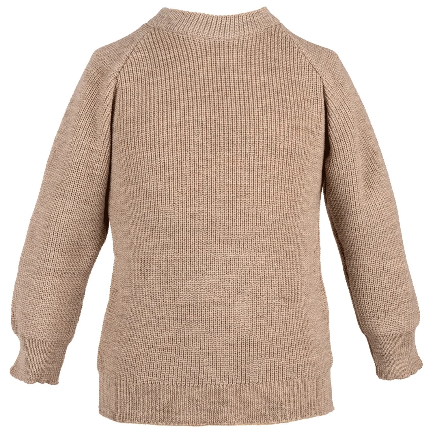 Детски вълнен пуловер Reiff Kid's Perlfangpulli Merino jumper - Savanne