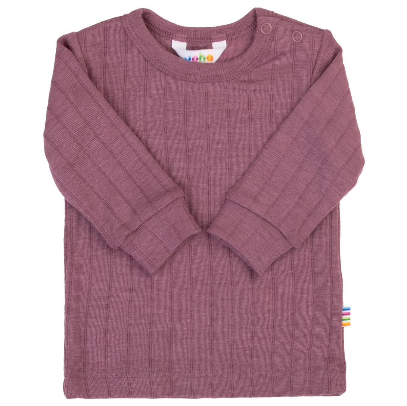 Детски вълнен пуловер Joha Kid's Blouse w/ Long Sleeves Merino longsleeve - Heather