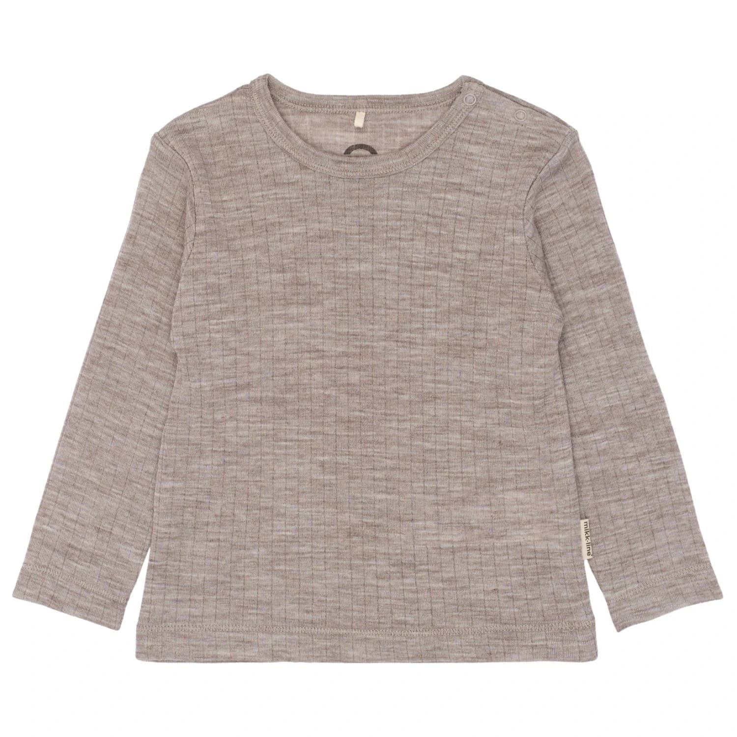 Детски вълнен пуловер Mikk-Line Small Kid's Merino Wool L/S Top Merino longsleeve - Melange Denver