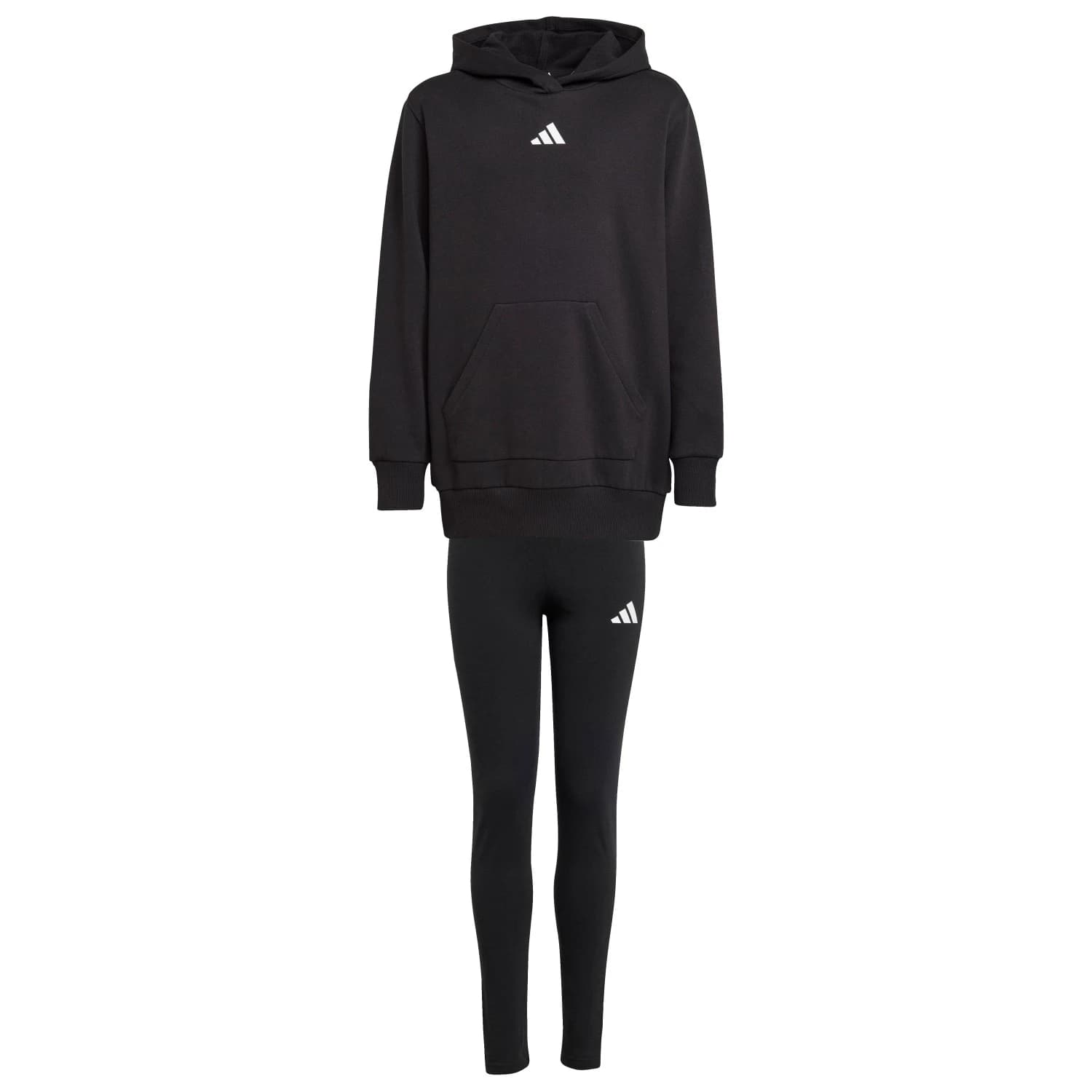 Детско яке за тренировка adidas Kid's SWTP FL TS Clothing set - Black / White