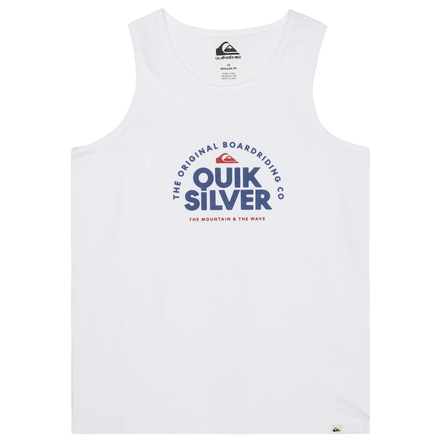 Детски потник с широка презрамка Quiksilver Kid's Fundamental Ride Tank Tank top - White