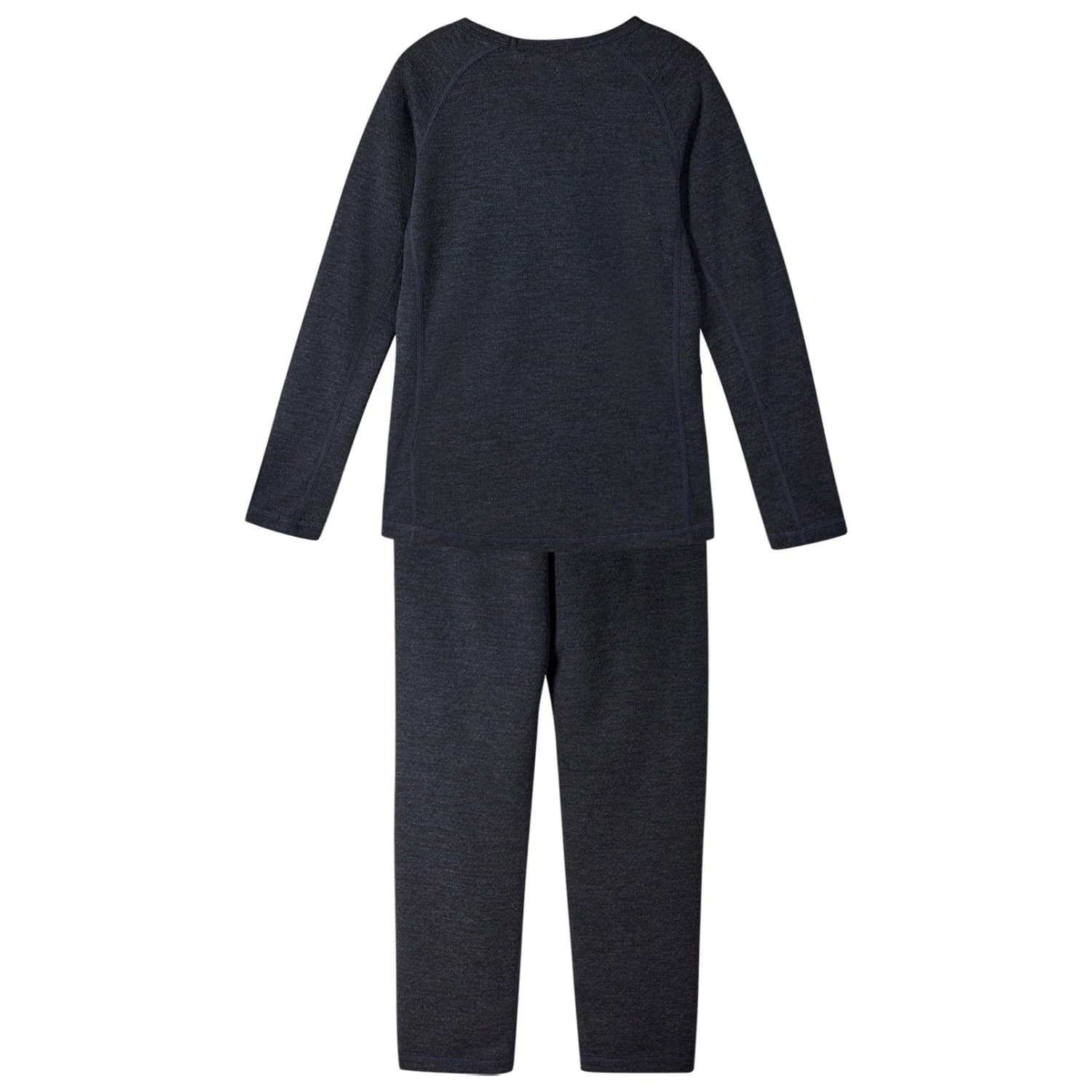 Детско синтетично термобельо Reima Kid's Lani Synthetic base layer - Black Melange