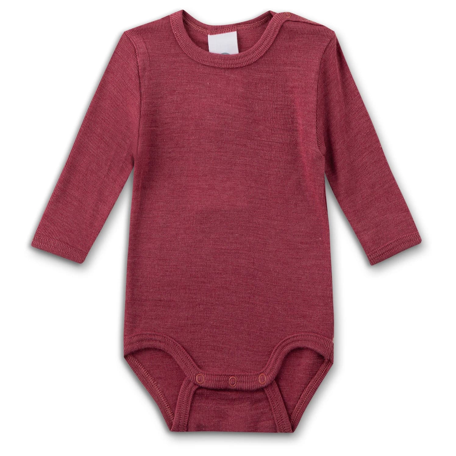 Детско копринено термобельо Sanetta Kid's Wool Body L/S Merino base layer - Raspberry