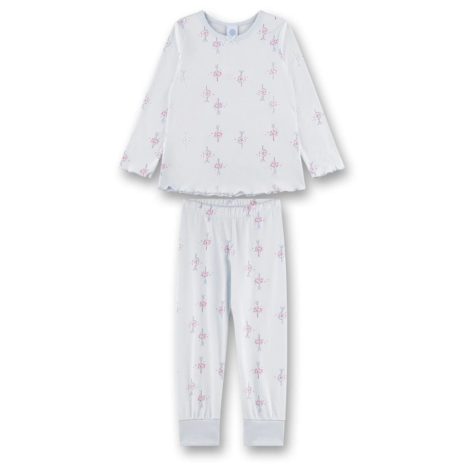Детско ежедневно термо бельо Sanetta Kid's Pyjama Long AOP 233602 Pyjamas - Ballad Blue
