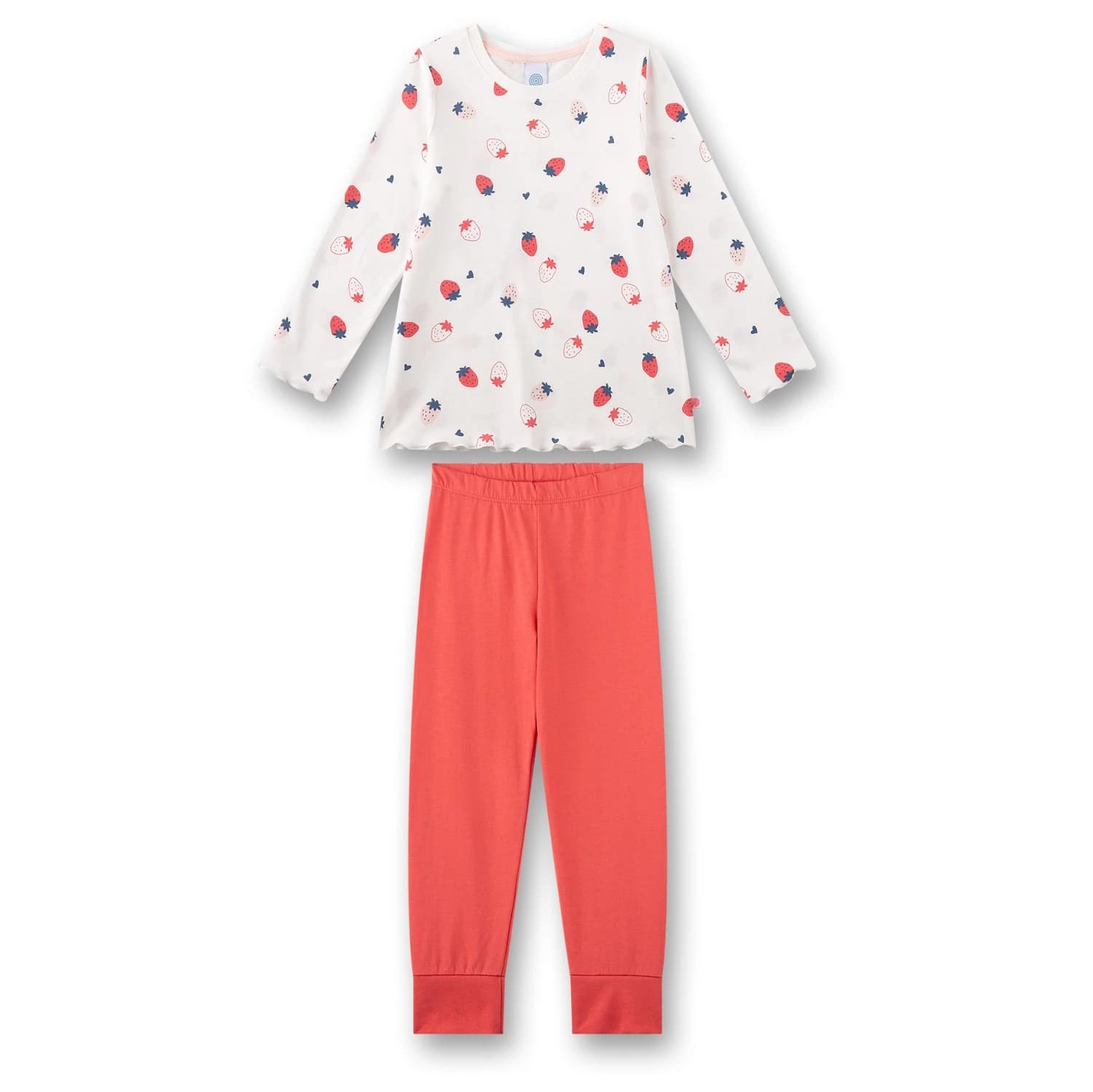 Детско ежедневно термо бельо Sanetta Kid's Pyjama 1/1 233766 Everyday base layer - White Pebble