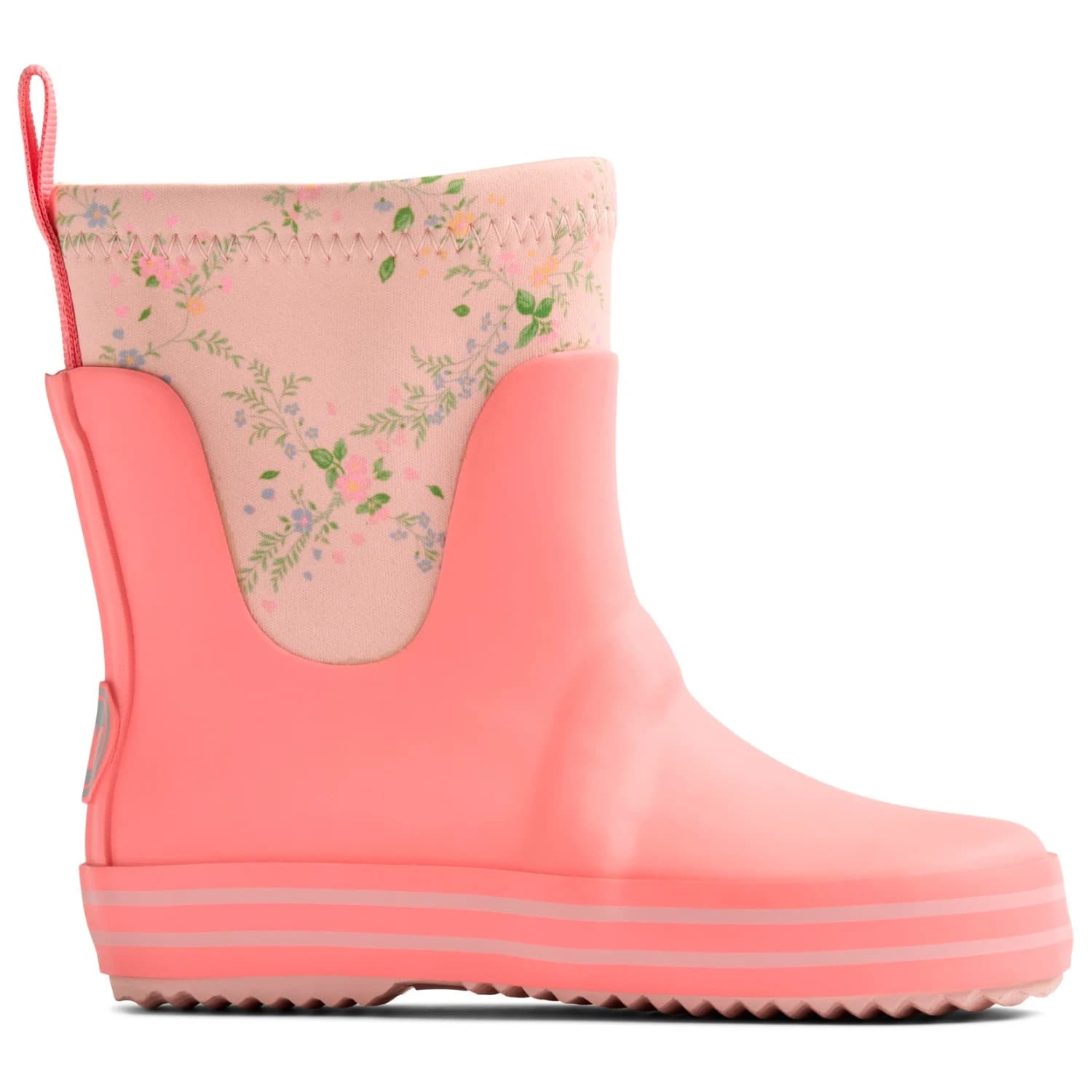 Детски гумени ботуши Wheat Kid's Rubber Boot Mist Wellington boots - Rose Checked Flowers