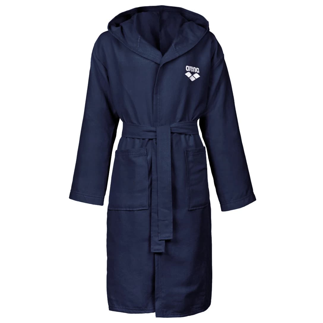 Детски халат Arena Kid's Zeal Robe Bathrobe - Navy / White