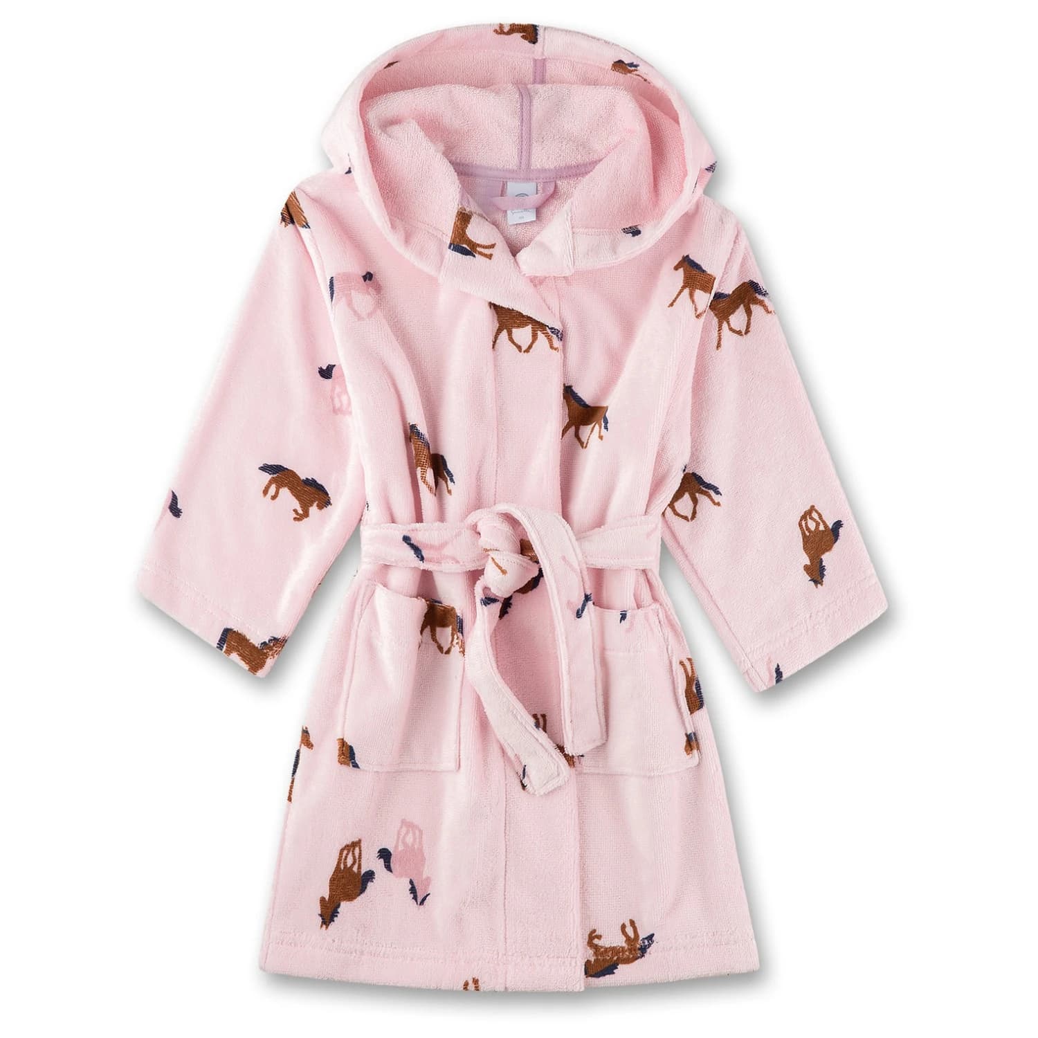 Детски халат Sanetta Kid's Bathrobe AOP Bathrobe - Rosa