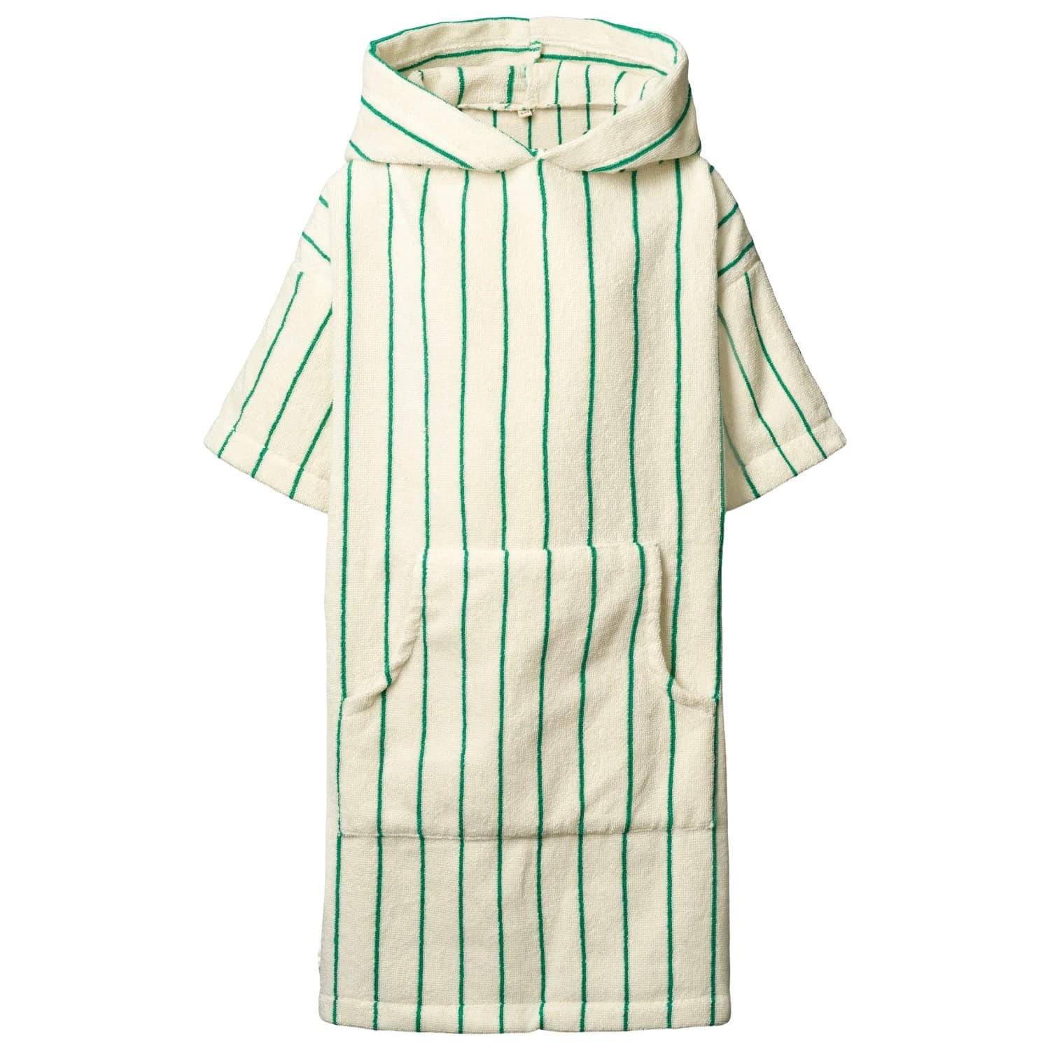 Детско пончо за сърф Bongusta Kid's Naram Poncho Surf poncho - Pure White / Grass