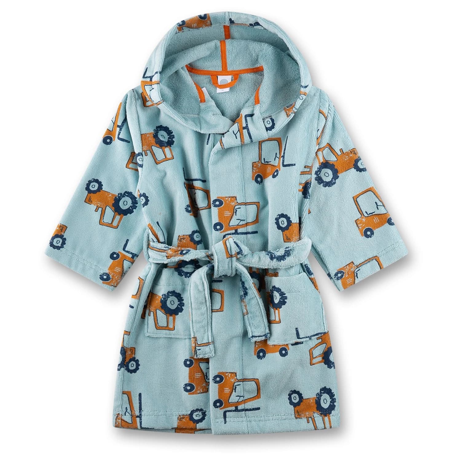 Детски халат Sanetta Kid's Bathrobe AOP 233651 Bathrobe - Blue Pale