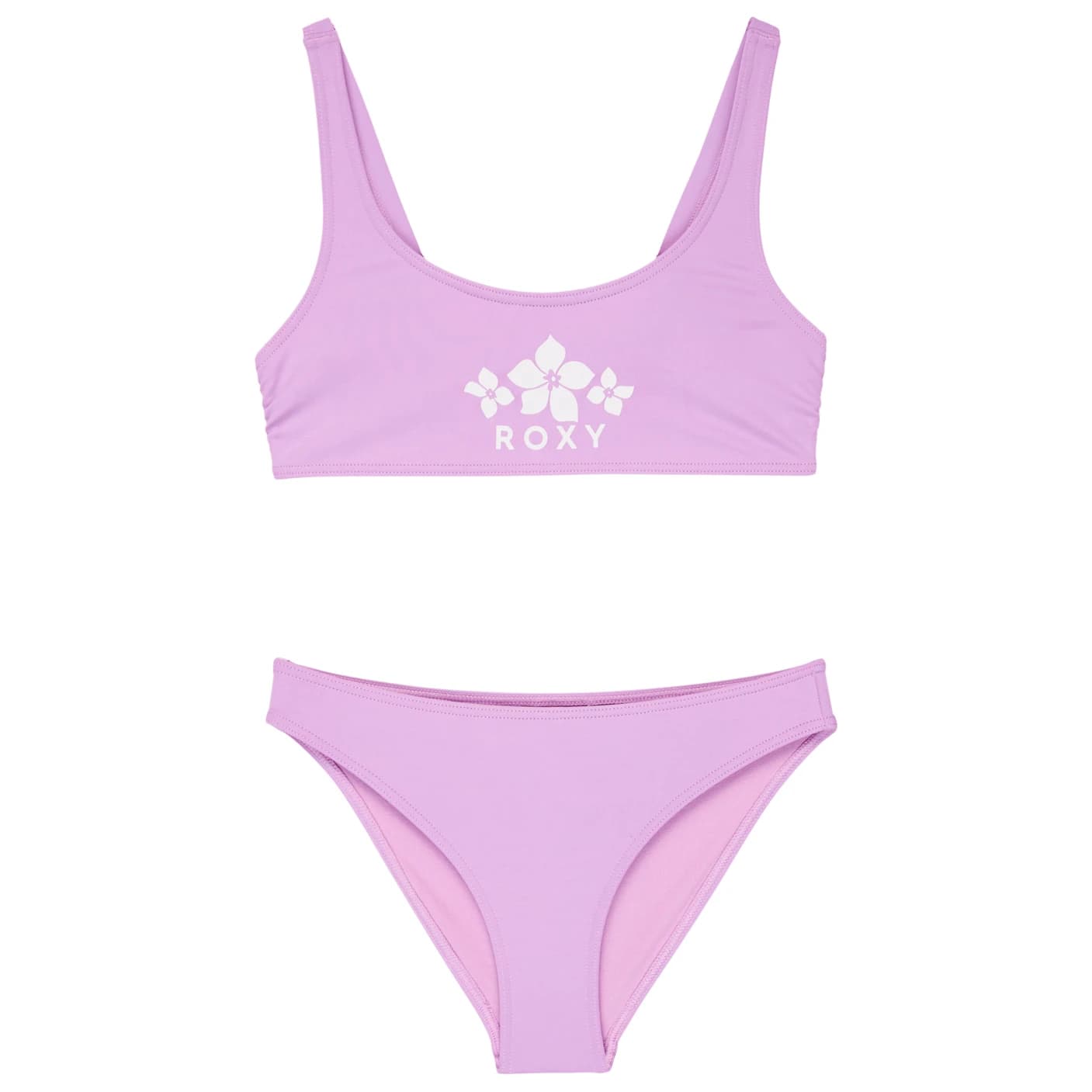 Детски комплект бикини Roxy Kid's Solid Active RG Bralette Set Bikini - Crocus Petal