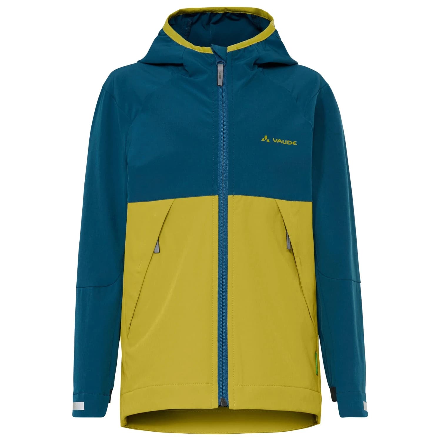 Детско софтшел яке Vaude Kid's Moab Stretch Jacket Cycling jacket - Light Leaf