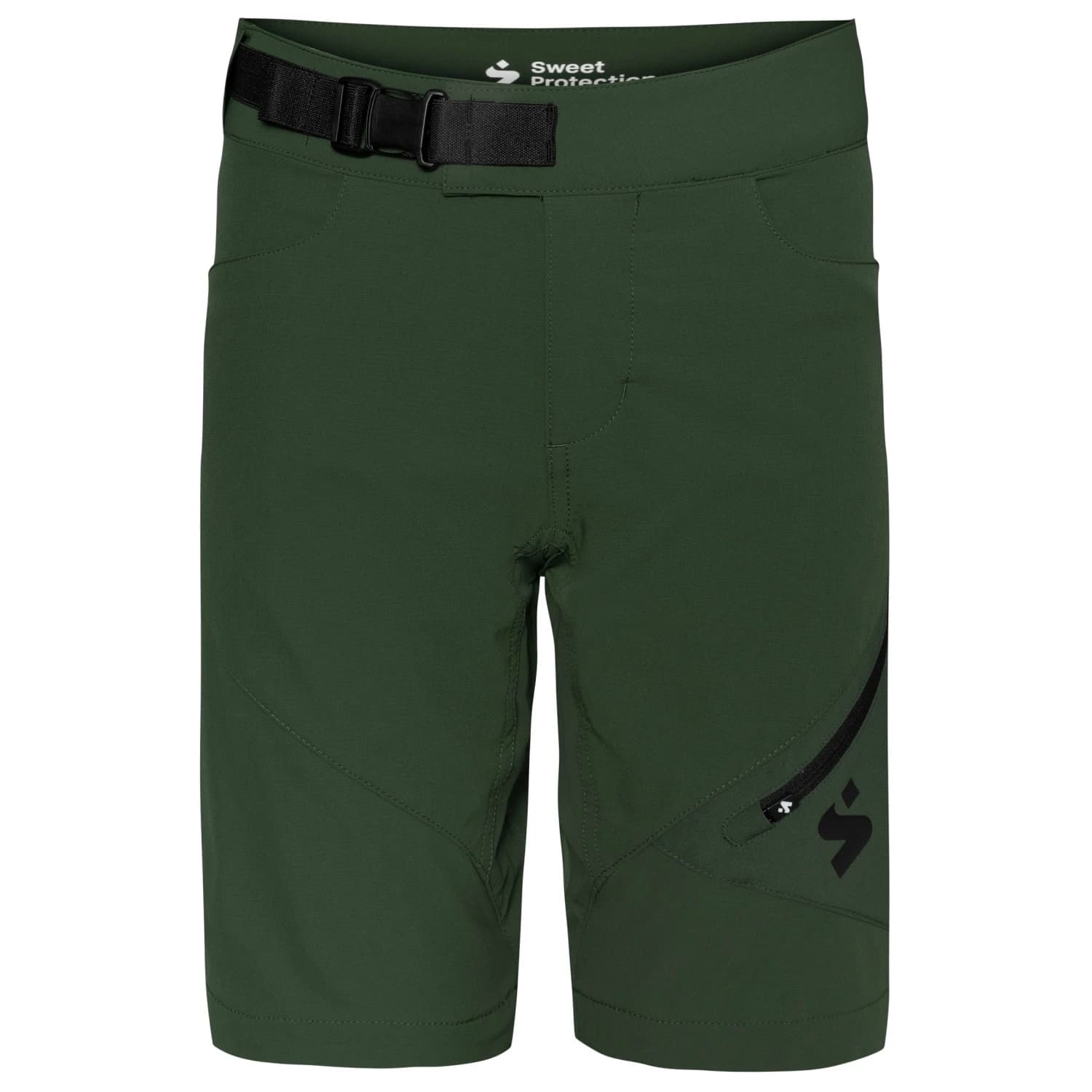 Детски шорти за колоездене Sweet Protection Kid's Hunter Shorts Cycling bottoms - Forest