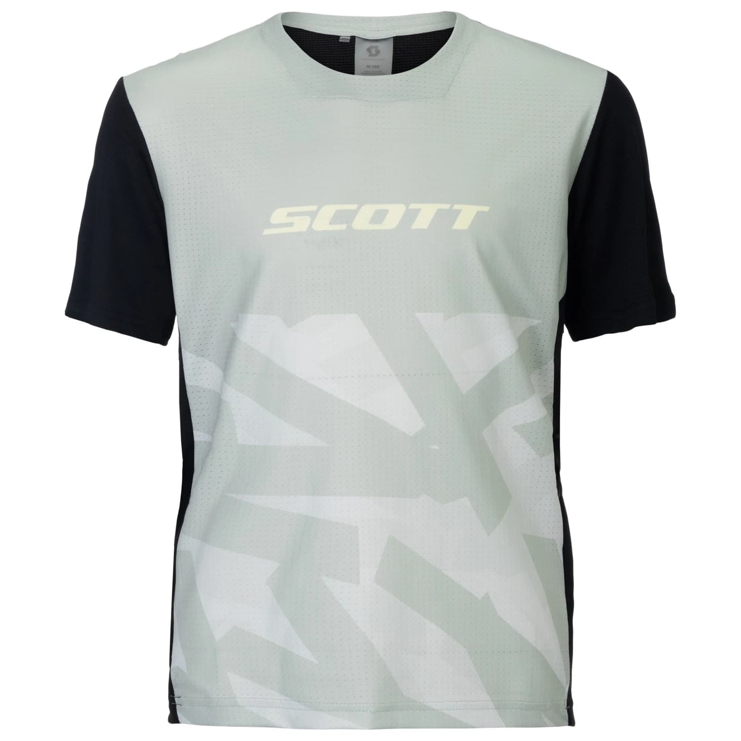 Детска фланелка с къс ръкав за колоездене Scott Kid's Tee Vertic Delta S/S Cycling jersey - Spray Grey