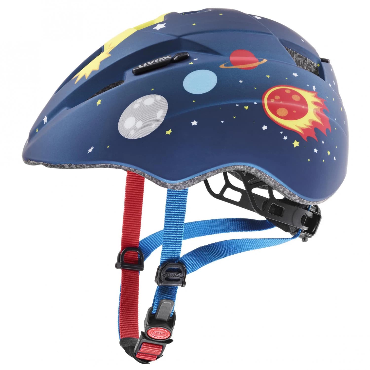Детска каска за планинско колоездене Uvex Kid's Kid 2 cc Bike helmet - Dark Blue Rocket Matt