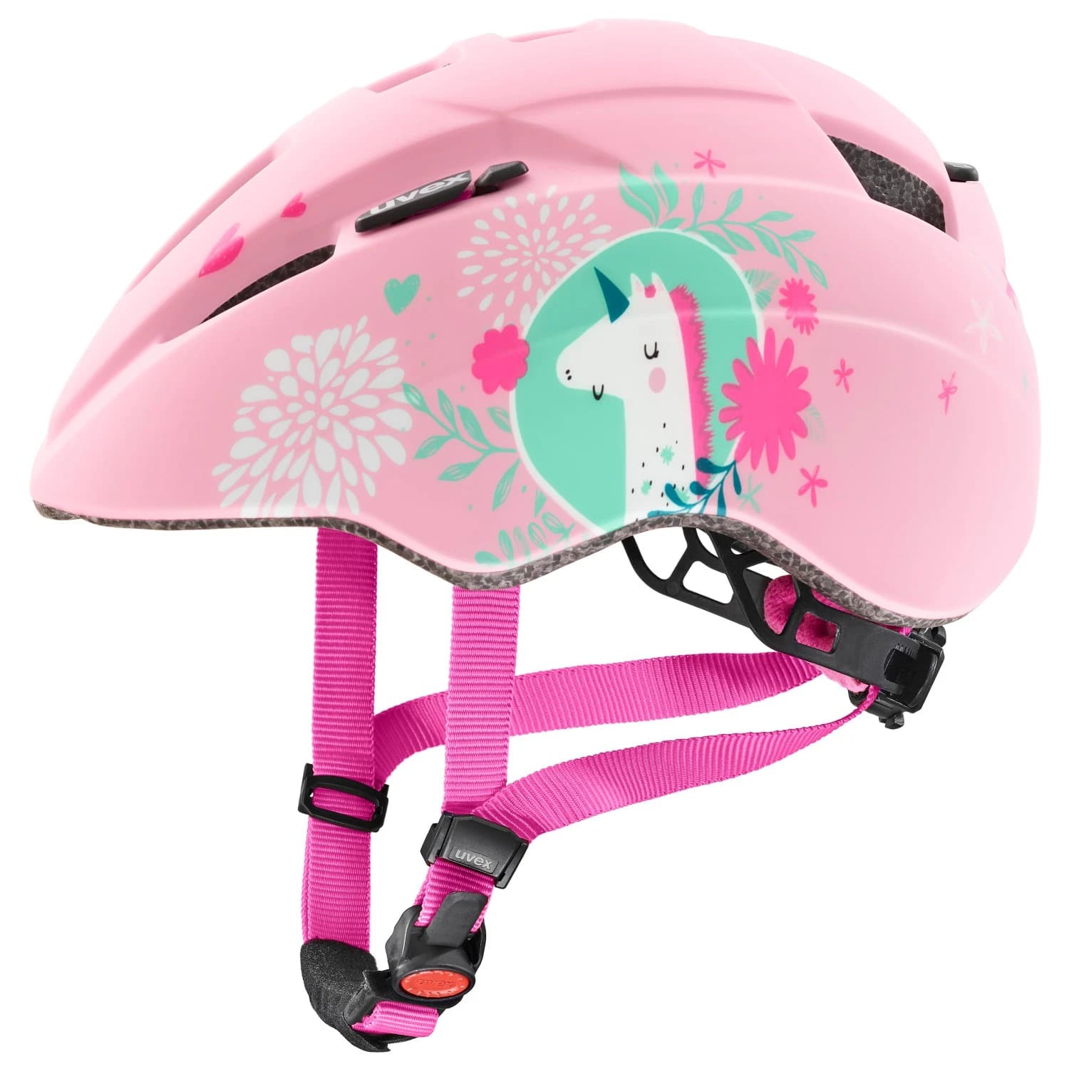 Детска каска за планинско колоездене Uvex Kid's Kid 2 cc Bike helmet - Pink Unicorn Matt